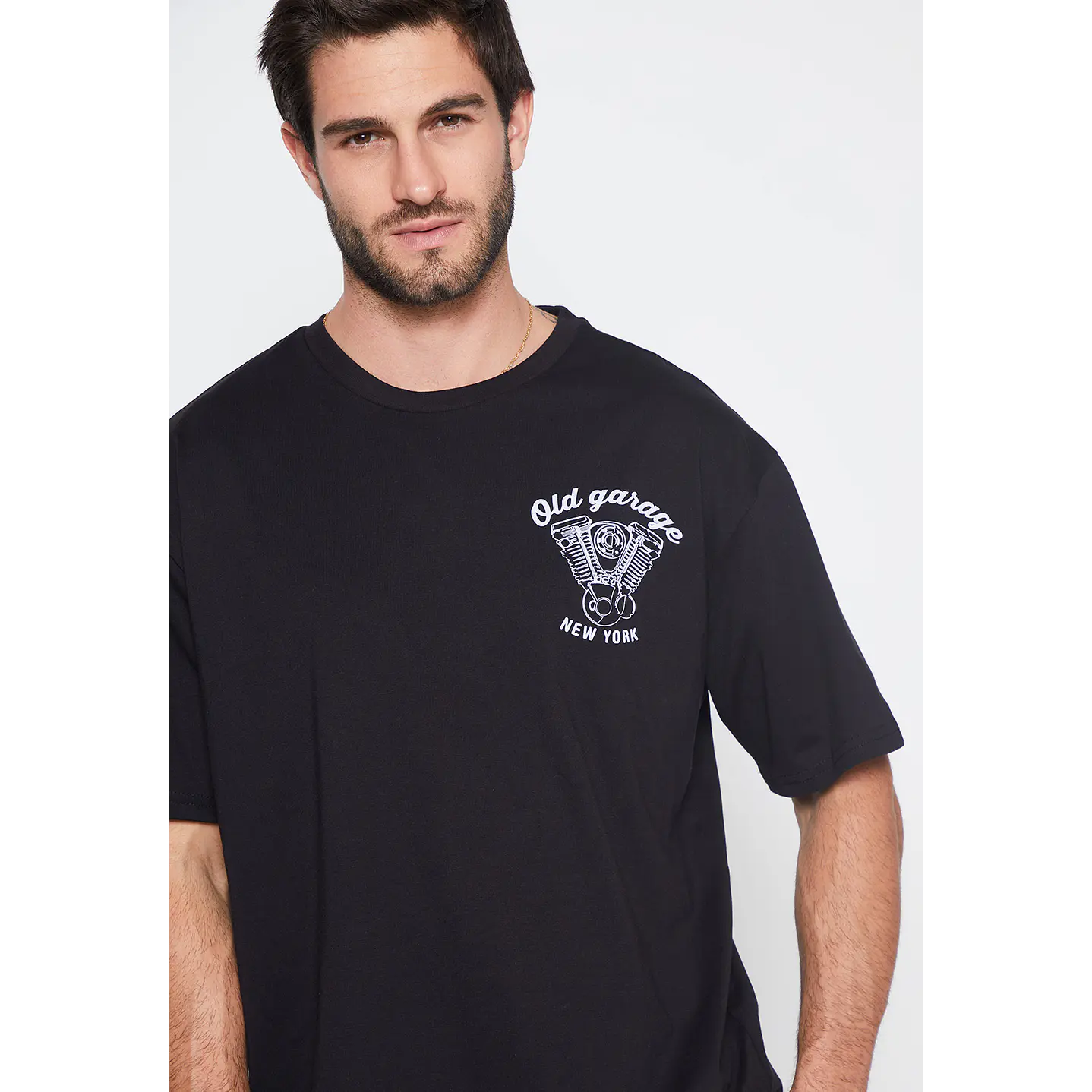 Polera Hombre Negro Racing Club Family Shop 2