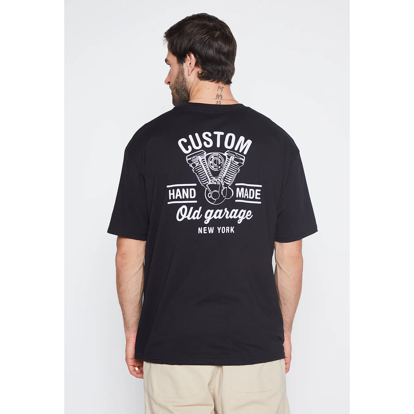 Polera Hombre Negro Racing Club Family Shop 3