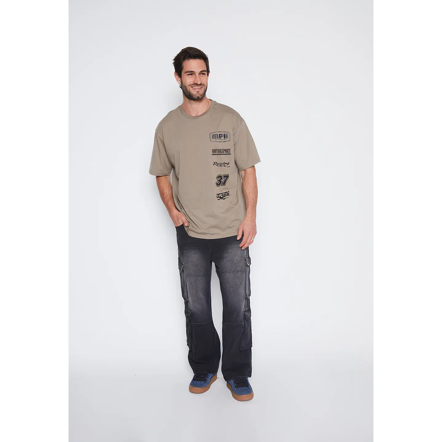Polera Hombre Beige Racing Club Family Shop 4