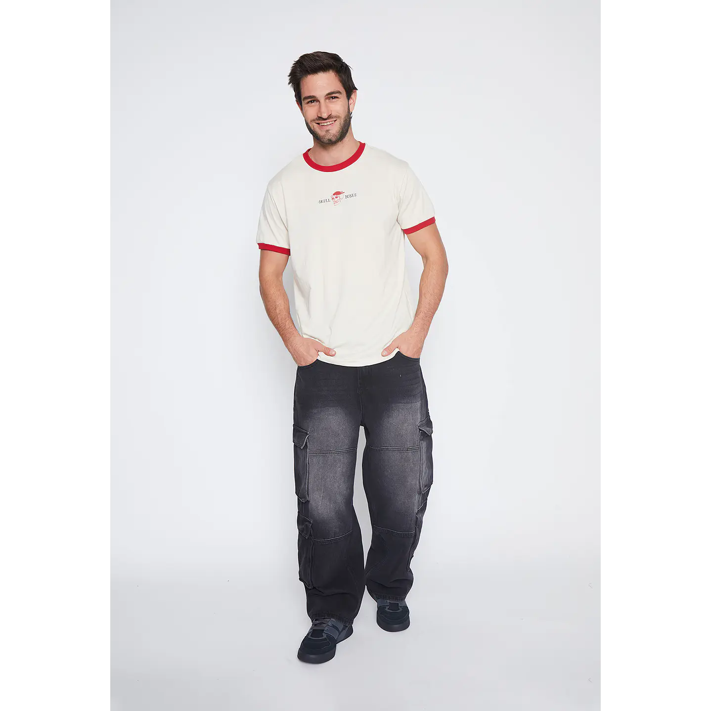 Polera Hombre Beige Corazón Y Pajaro Family Shop 4