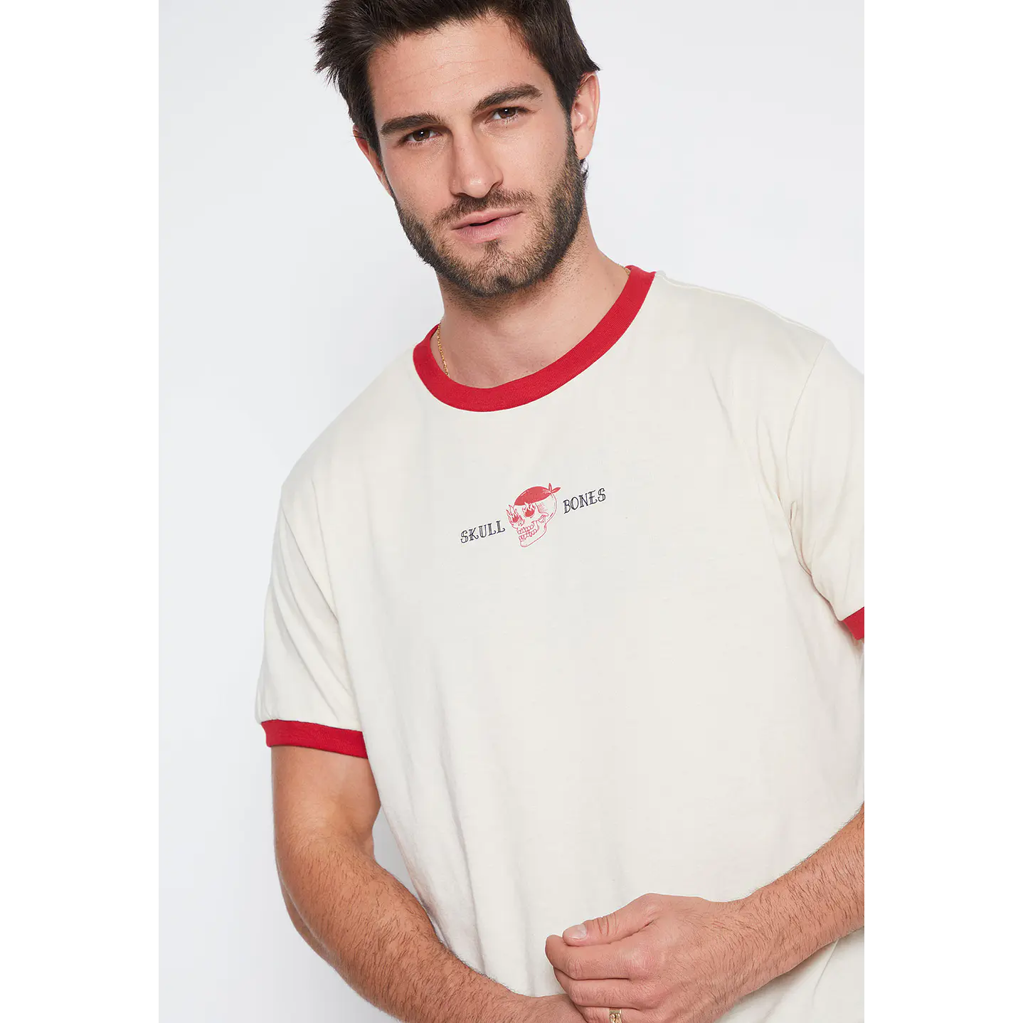 Polera Hombre Beige Corazón Y Pajaro Family Shop 2