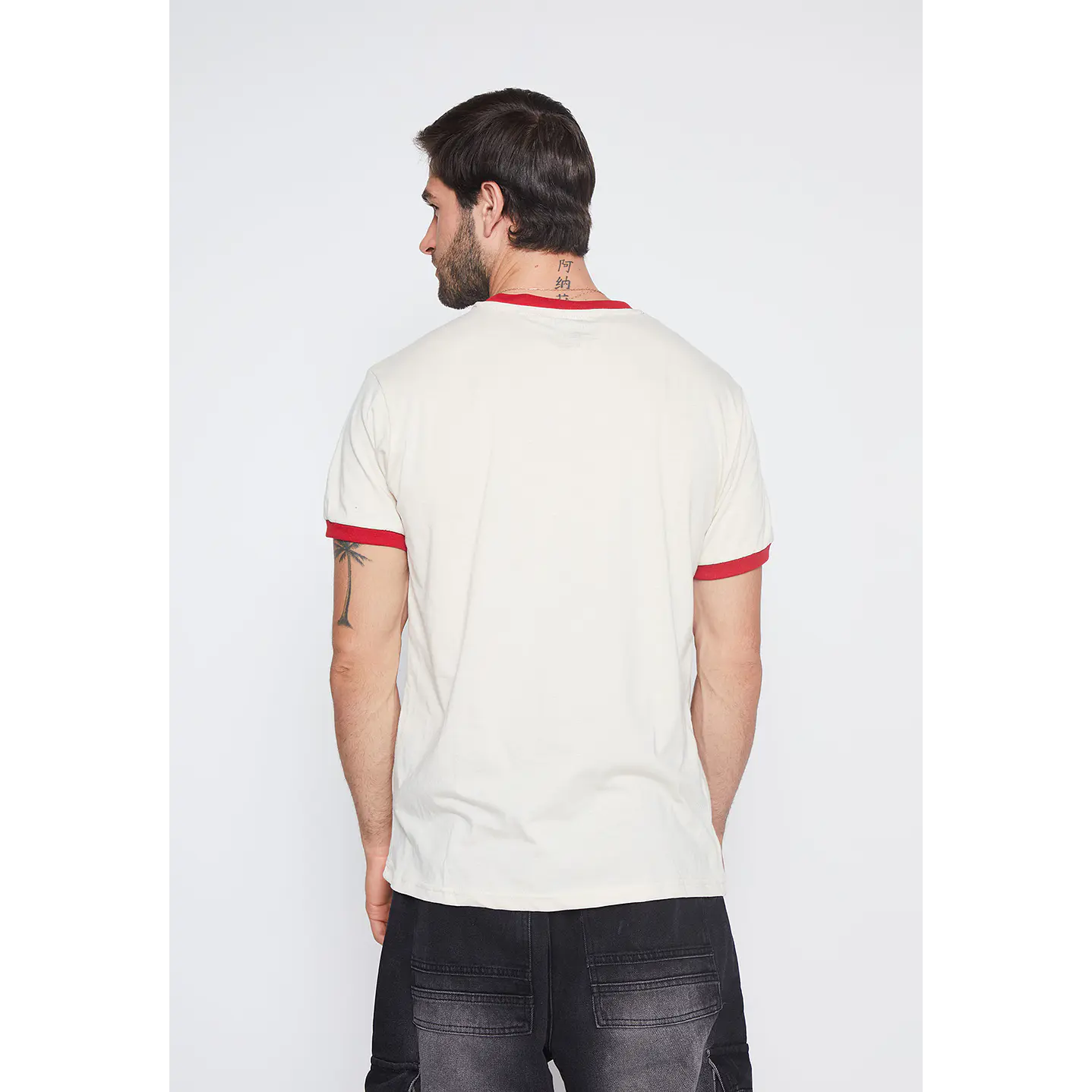 Polera Hombre Beige Corazón Y Pajaro Family Shop 3