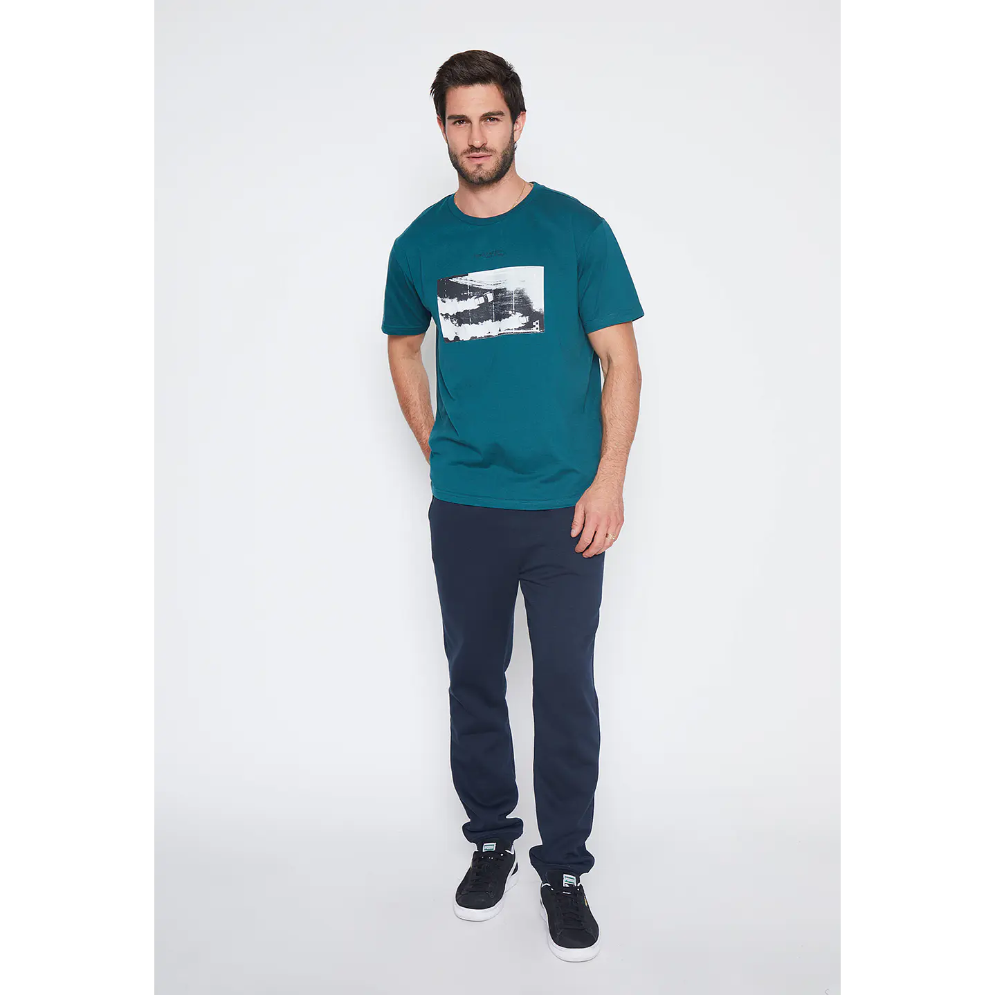 Pantalón De Buzo Hombre Azul Liso Family Shop 1
