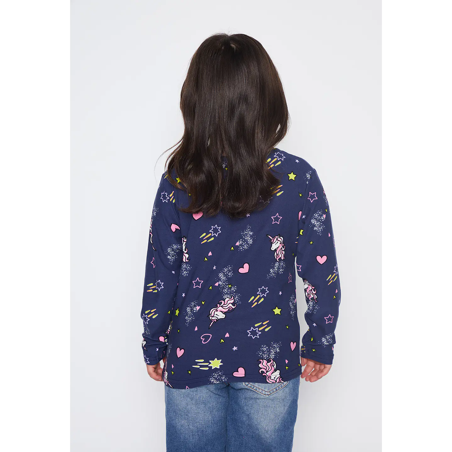 Camiseta Niña Azul Térmica Family Shop 2
