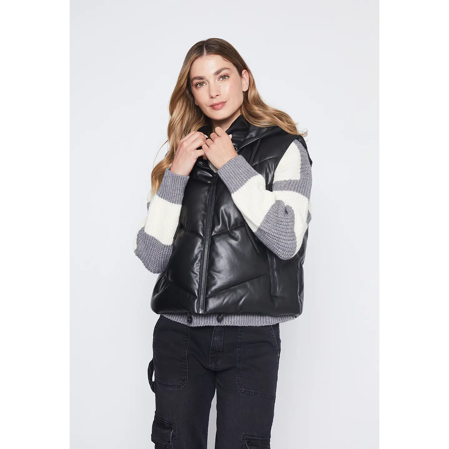 Parka Mujer Negro Diagonal Go Family Shop 1