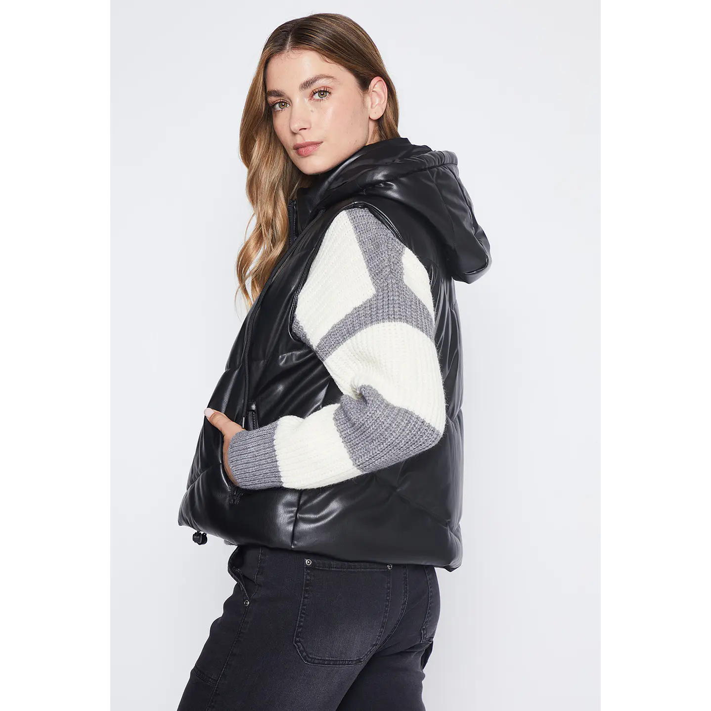 Parka Mujer Negro Diagonal Go Family Shop 3