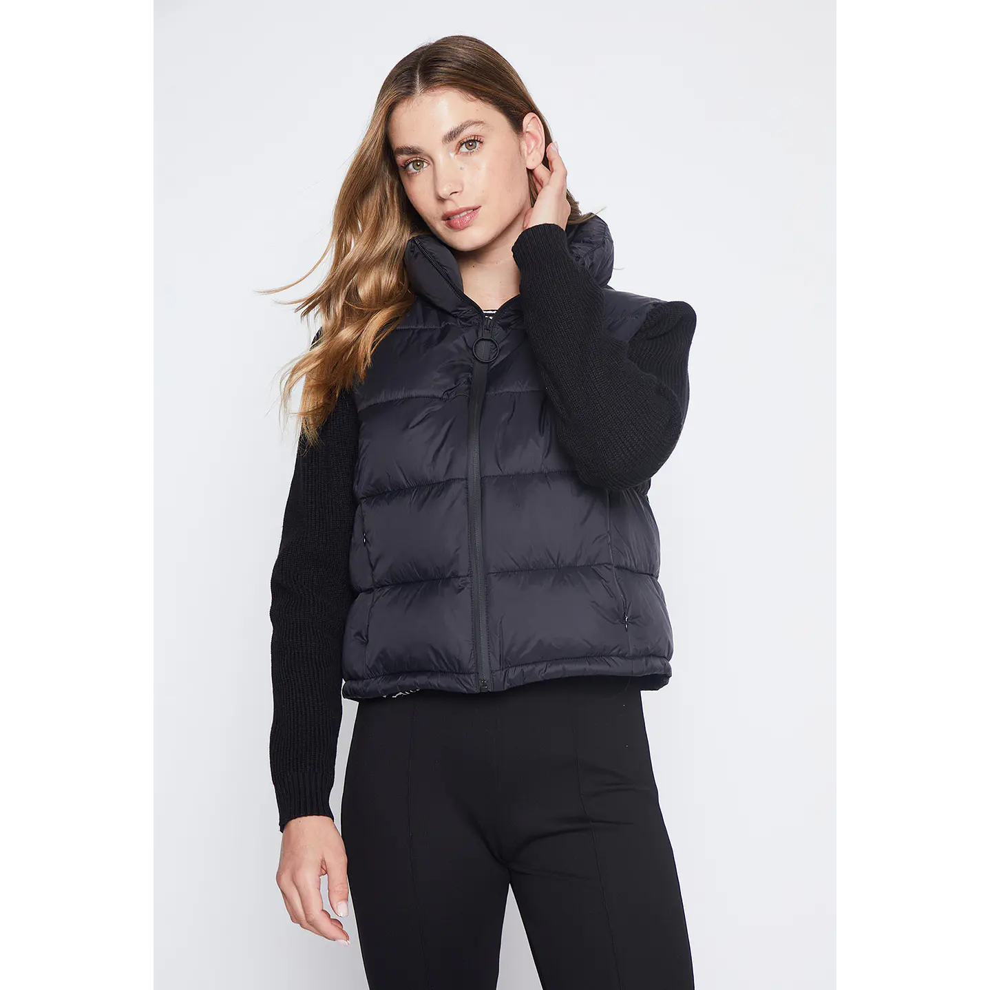 Parka Mujer Negro Lana Family Shop 1