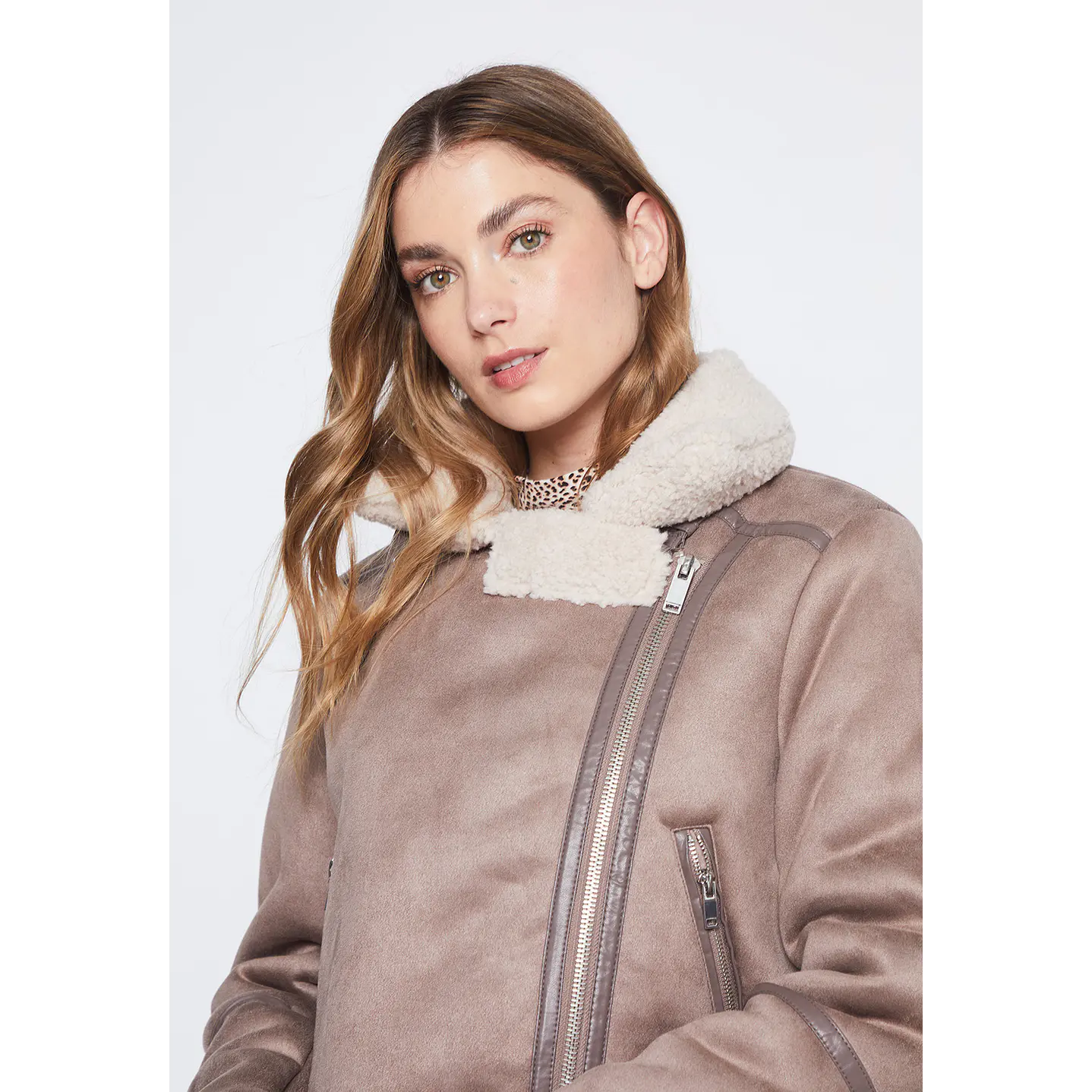 Chaqueta Mujer Beige Bonded Family Shop 2
