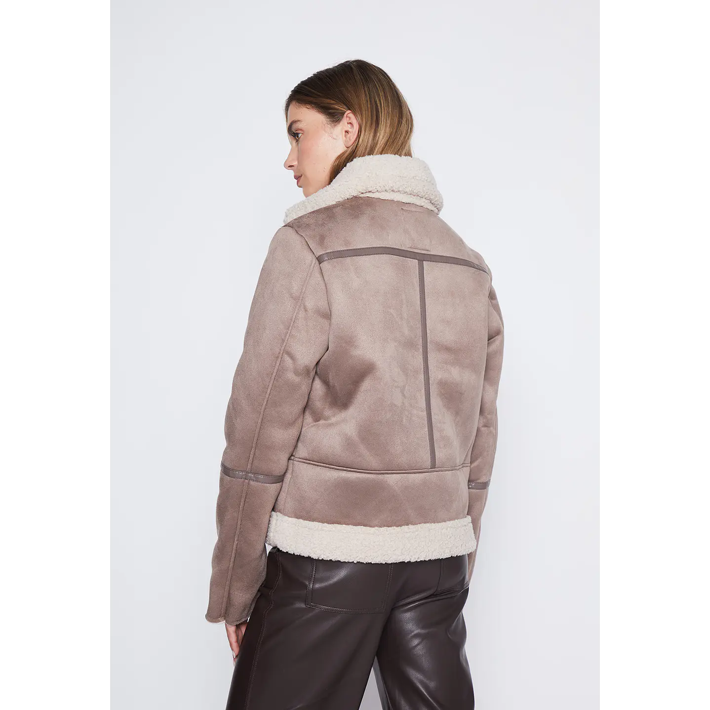 Chaqueta Mujer Beige Bonded Family Shop 3