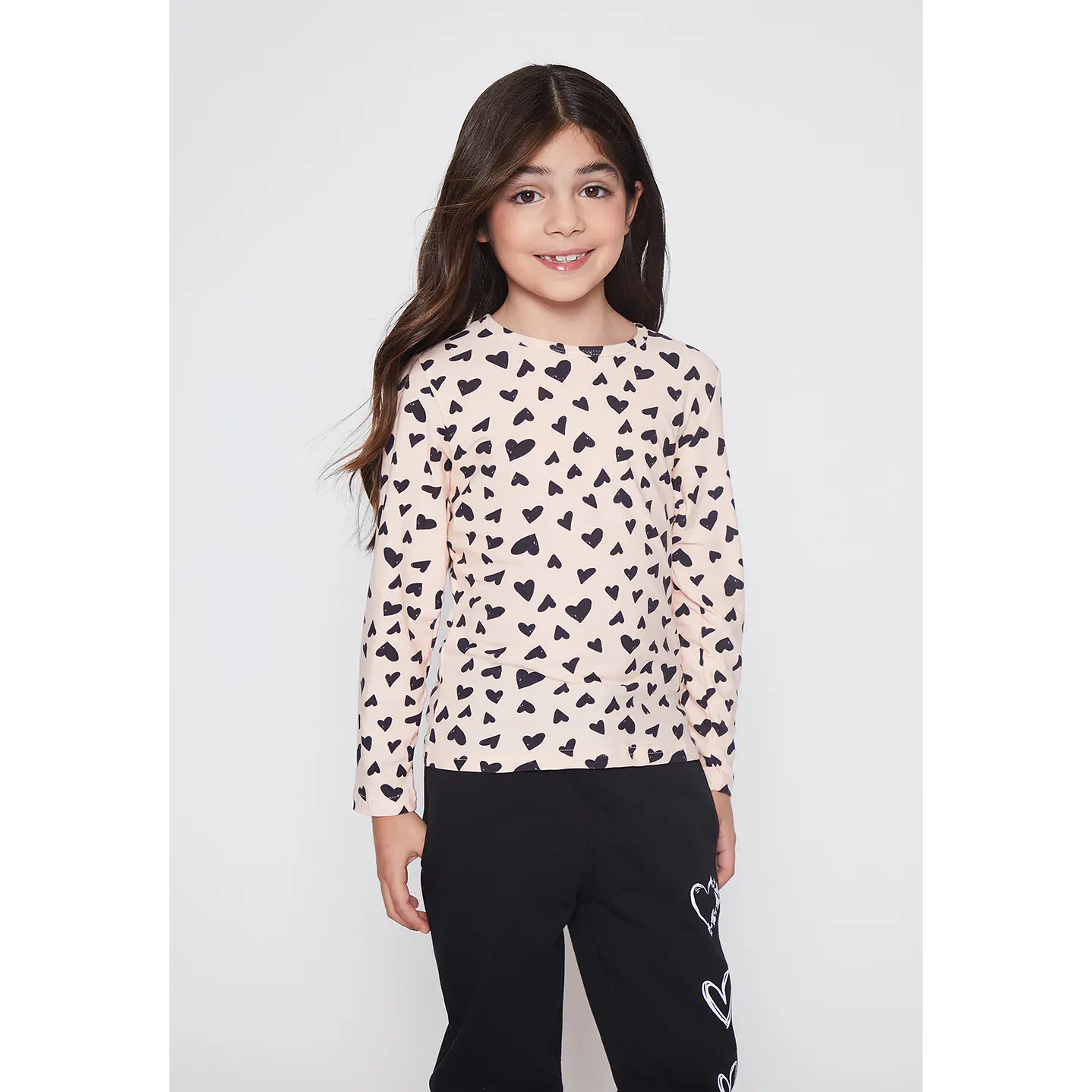 Camiseta Niña Rosado Térmica Rapport Family Shop 1