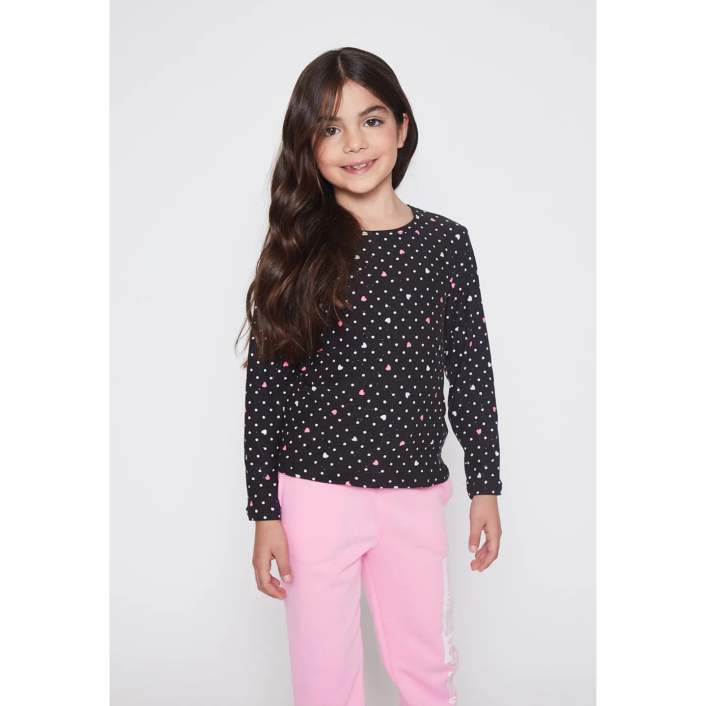 Camiseta Niña Negro Térmica Family Shop 1