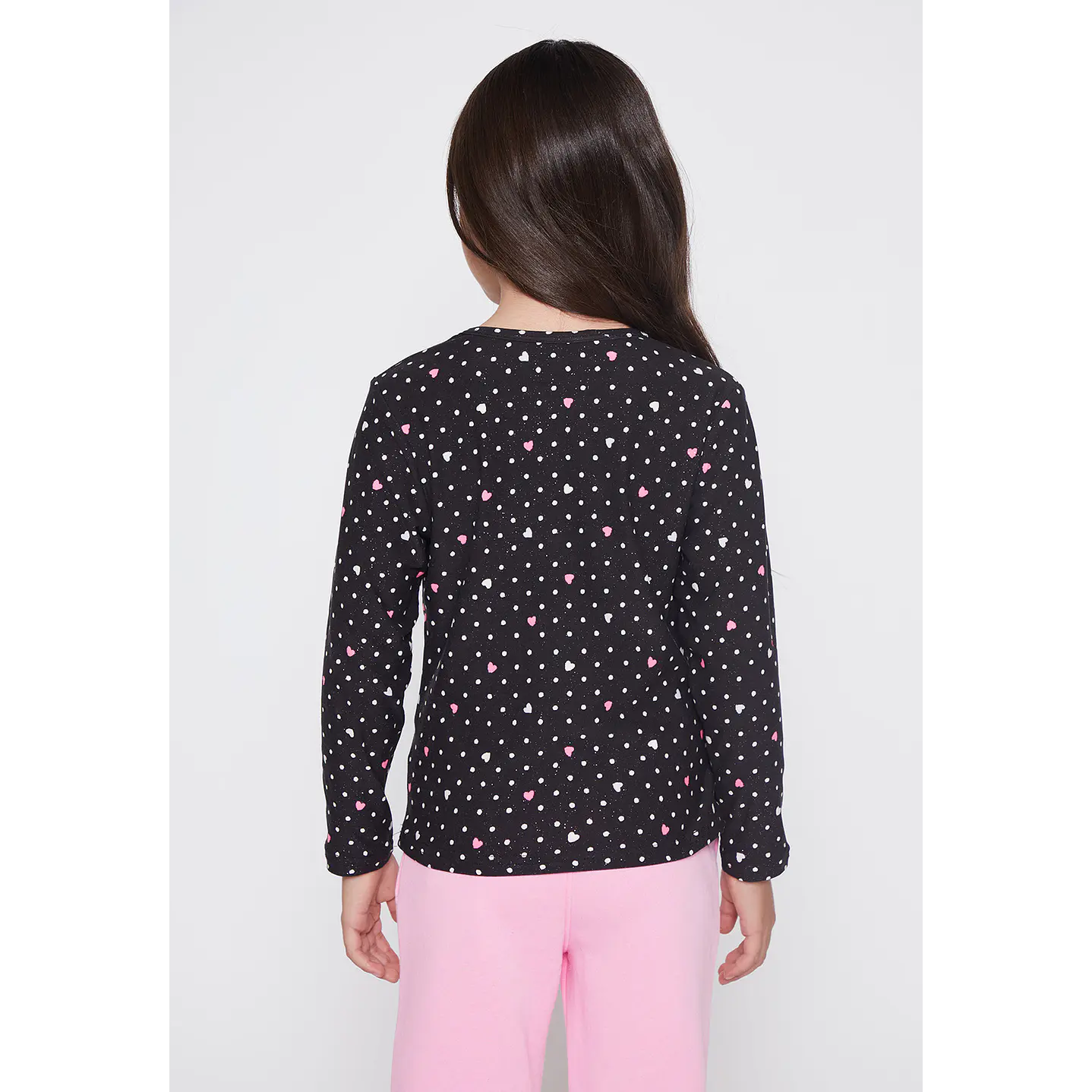 Camiseta Niña Negro Térmica Family Shop 2