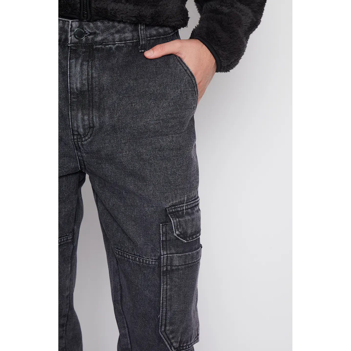 Pantalón Hombre Gris Cargo Family Shop 4