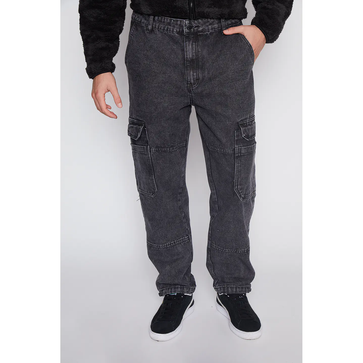 Pantalón Hombre Gris Cargo Family Shop 2