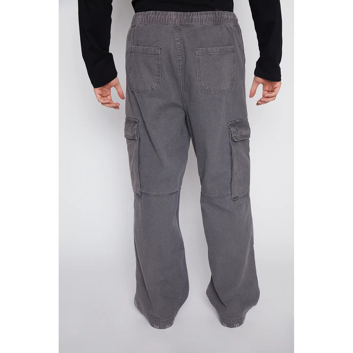 Jeans Hombre Gris Skater Cargo Lavado Family Shop 4