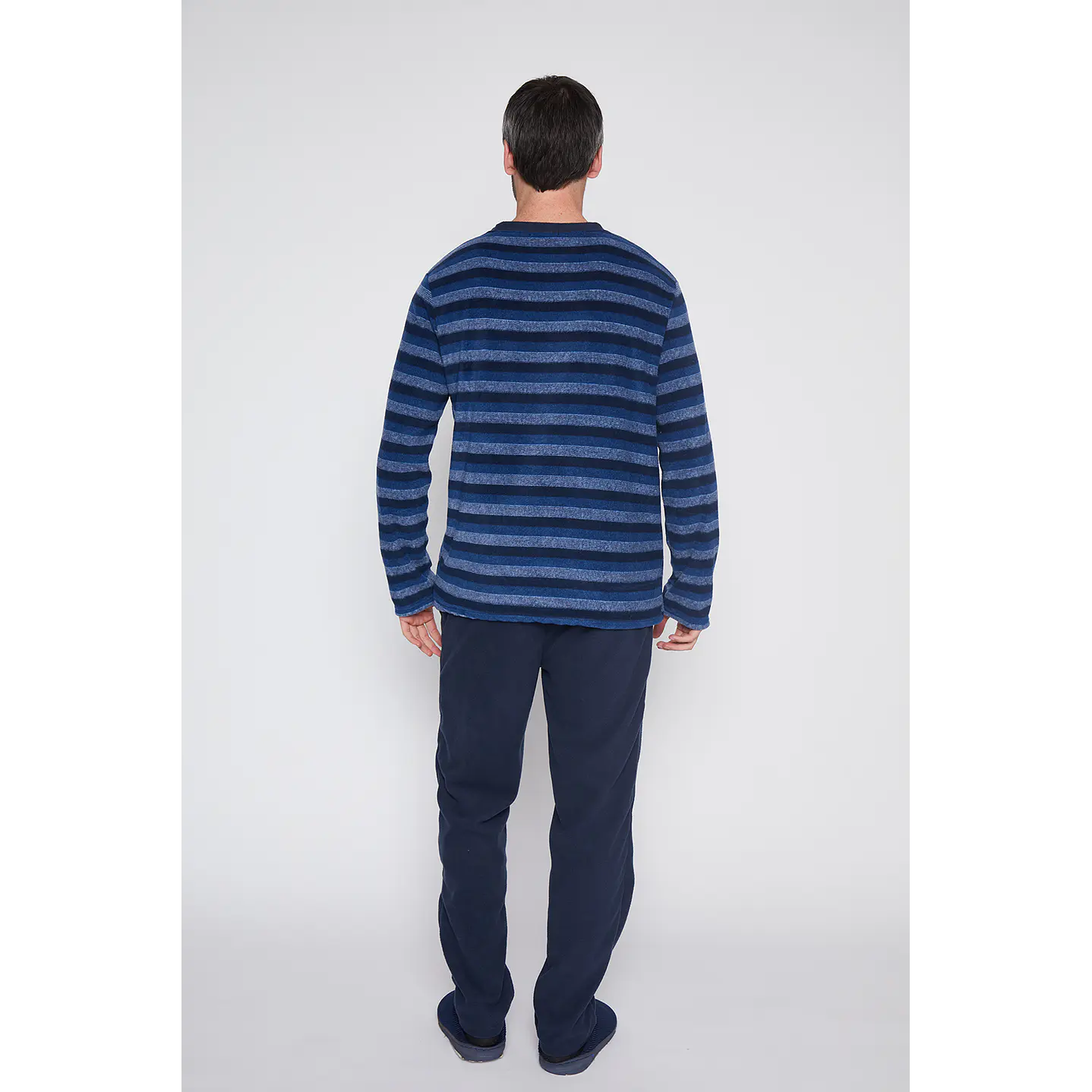 Pijama Hombre Azul Liso Family Shop 4