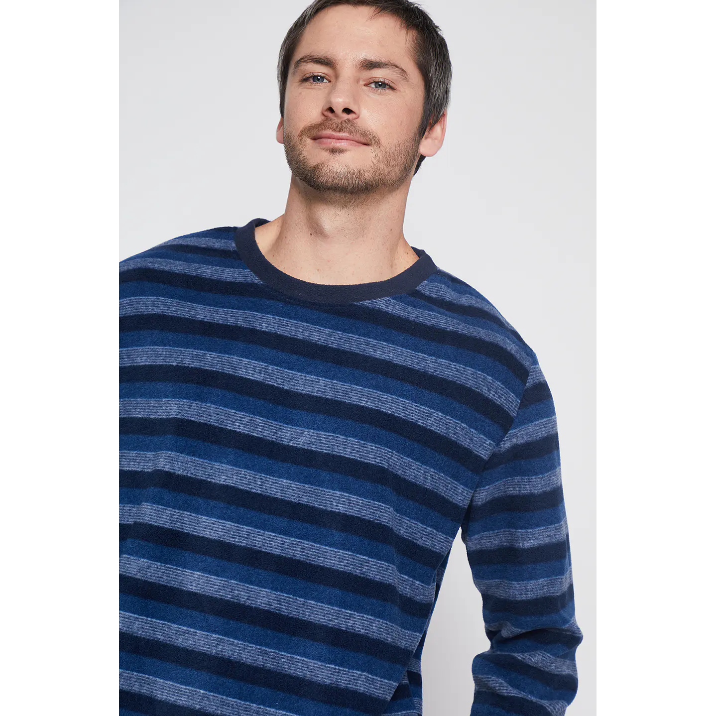 Pijama Hombre Azul Liso Family Shop 3