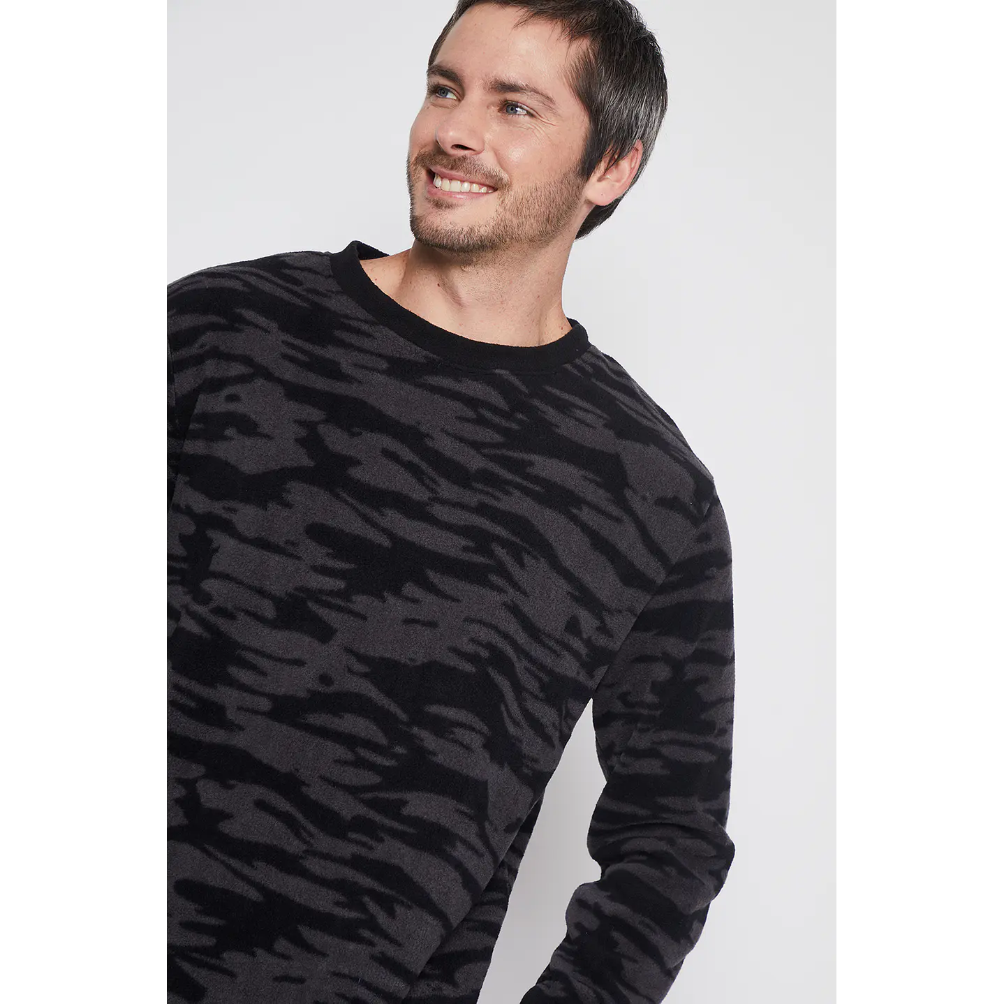 Pijama Hombre Azul Polar Liso Family Shop 3