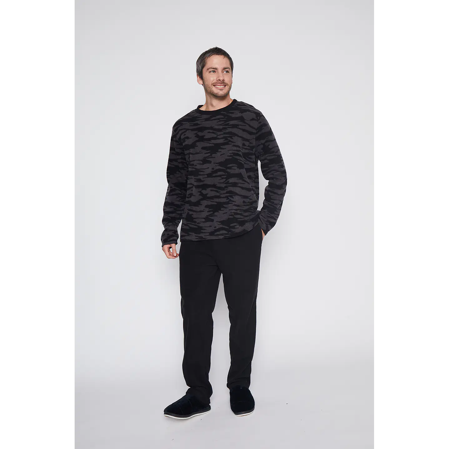 Pijama Hombre Azul Polar Liso Family Shop 1