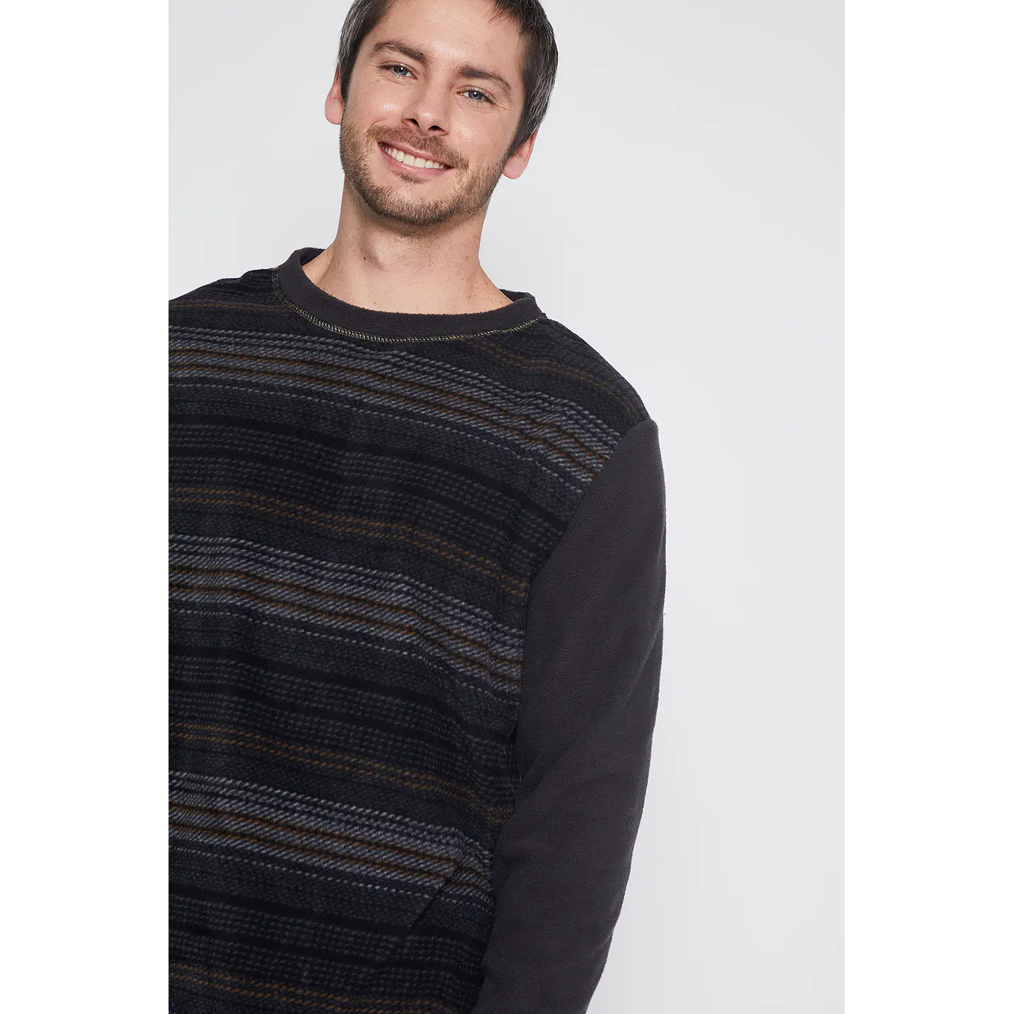 Pijama Hombre Negro Liso Family Shop 3