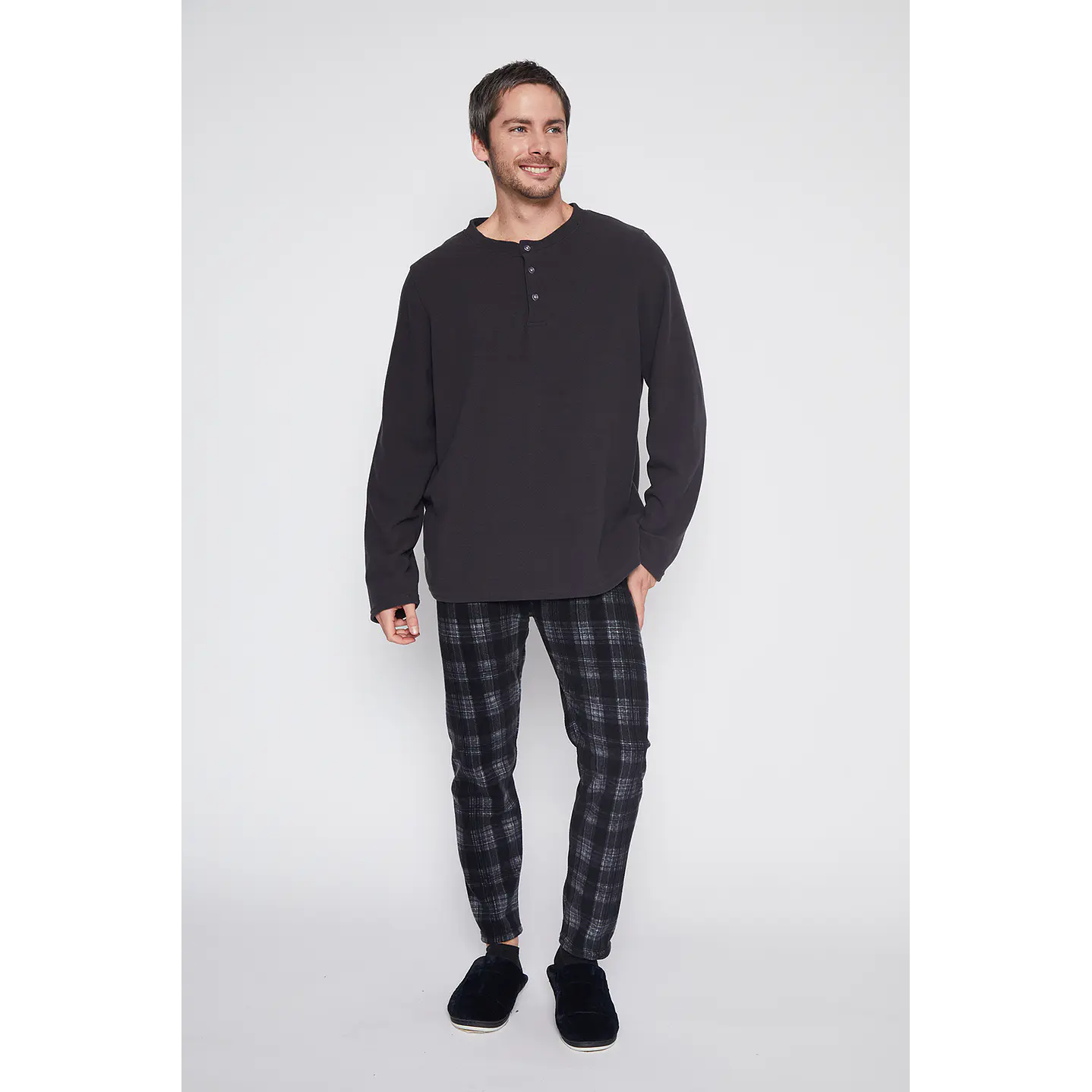 Pijama Hombre Gris Escoces Family Shop 1