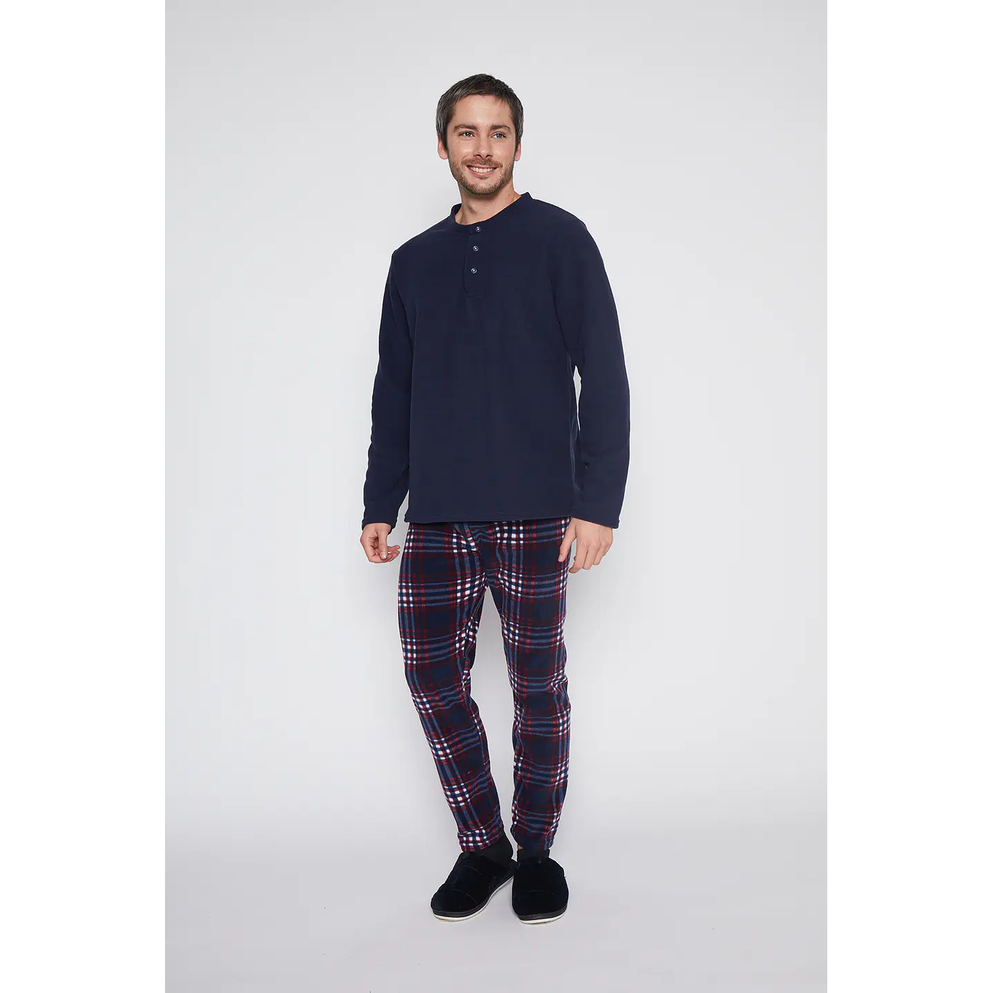 Pijama Hombre Rojo Escoces Family Shop 1