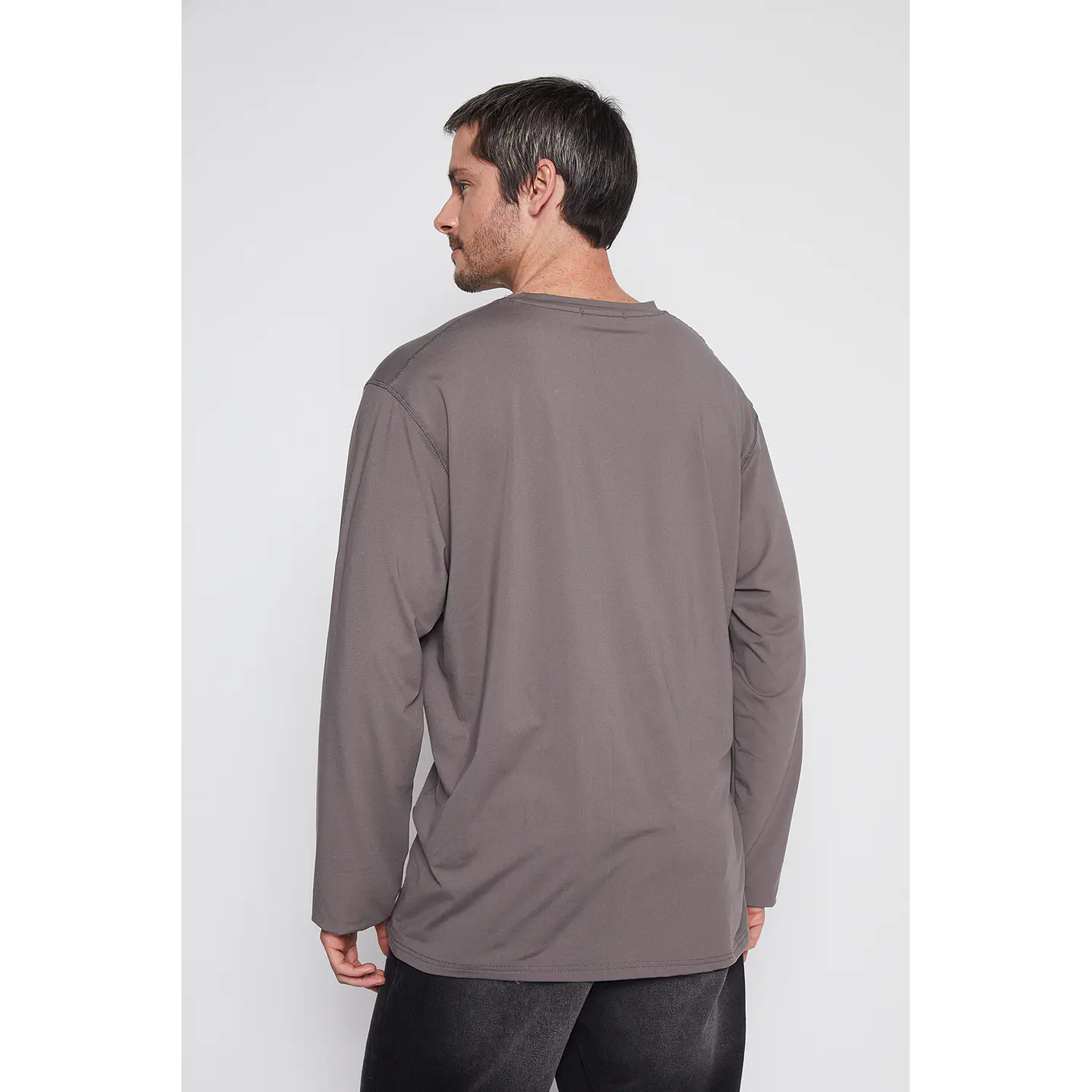Camiseta Hombre Gris Térmica Family Shop 3