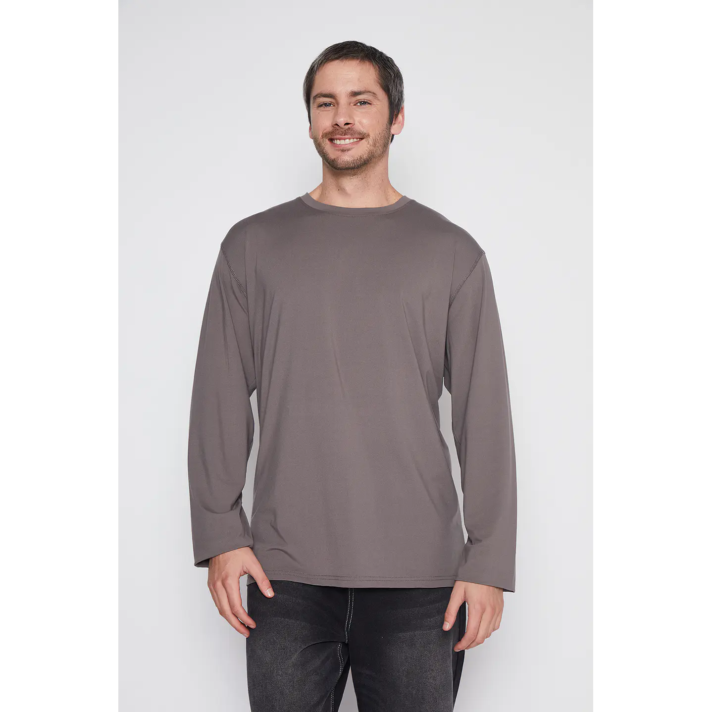 Camiseta Hombre Gris Térmica Family Shop 1