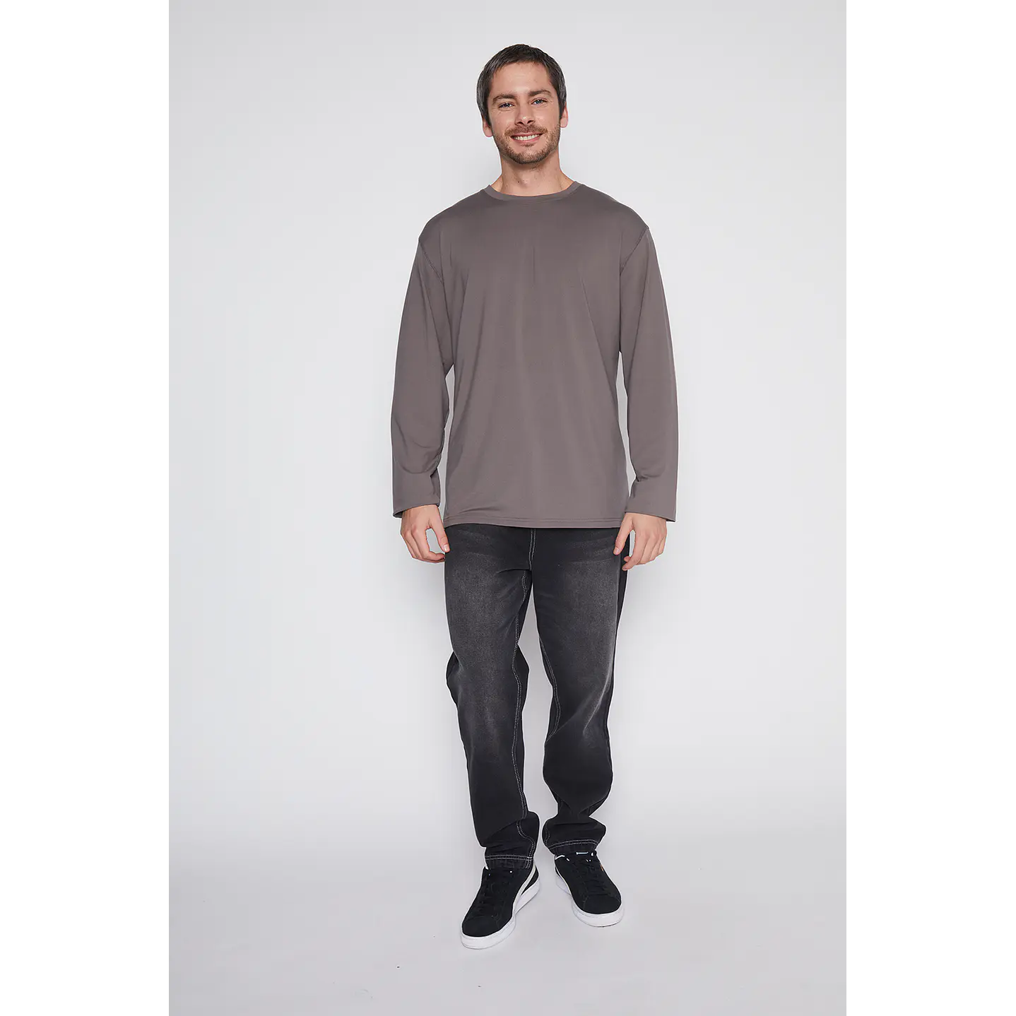 Camiseta Hombre Gris Térmica Family Shop 4