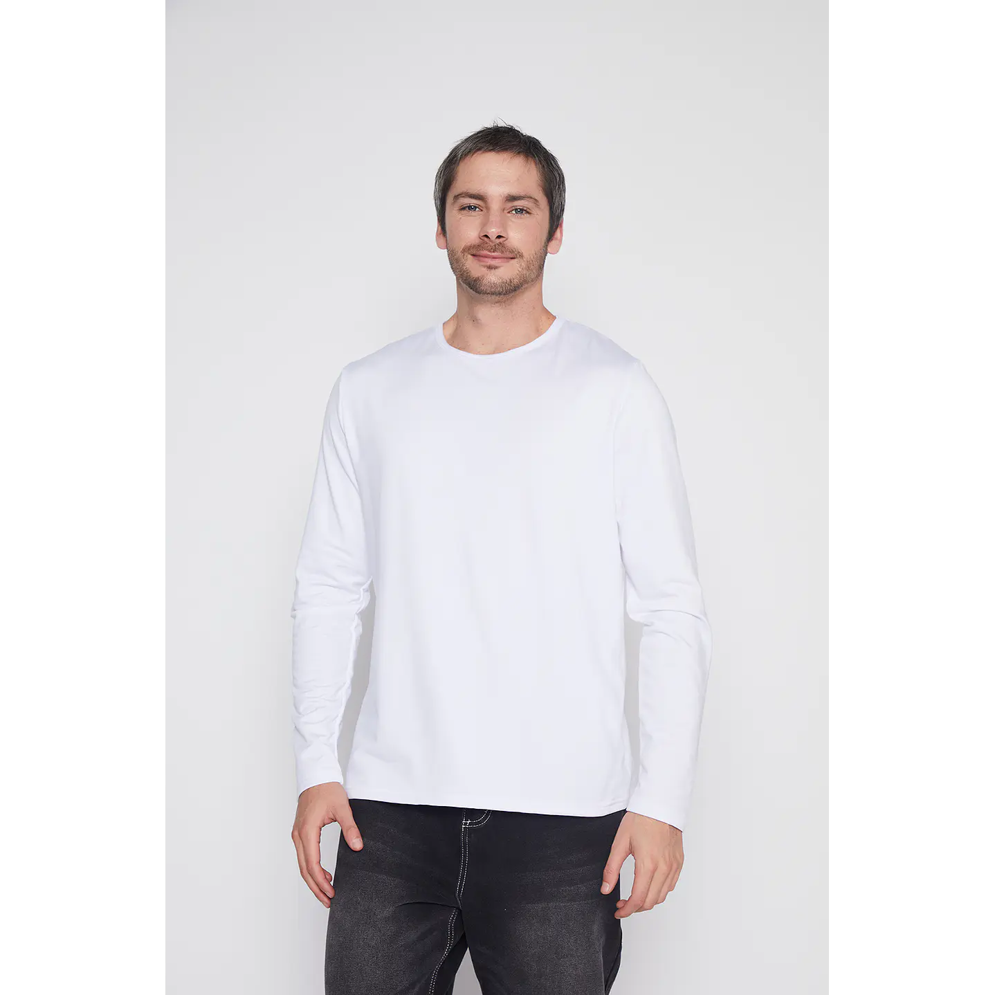 Camiseta Hombre Blanco Microcapa Family Shop 1