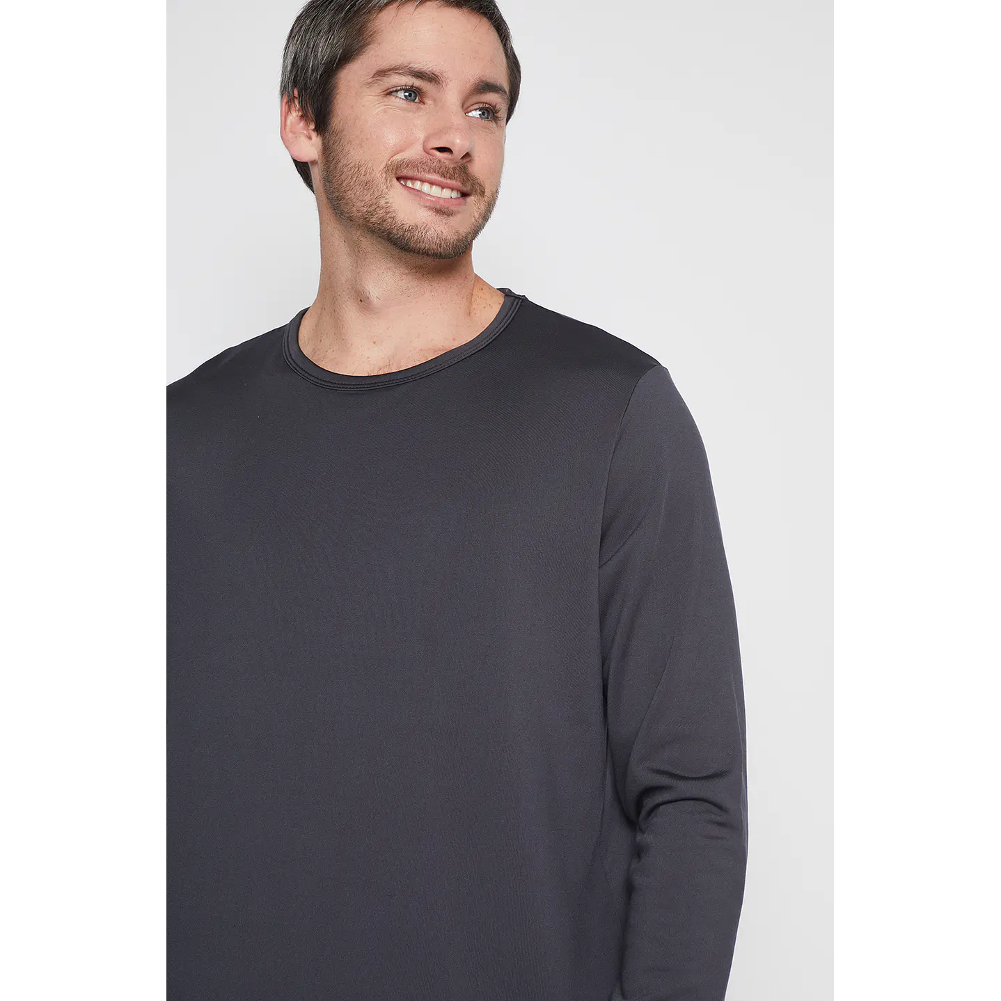 Camiseta Hombre Gris Microcapa Family Shop 2