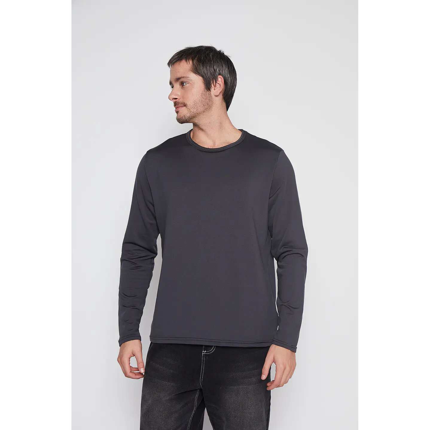 Camiseta Hombre Gris Microcapa Family Shop 1