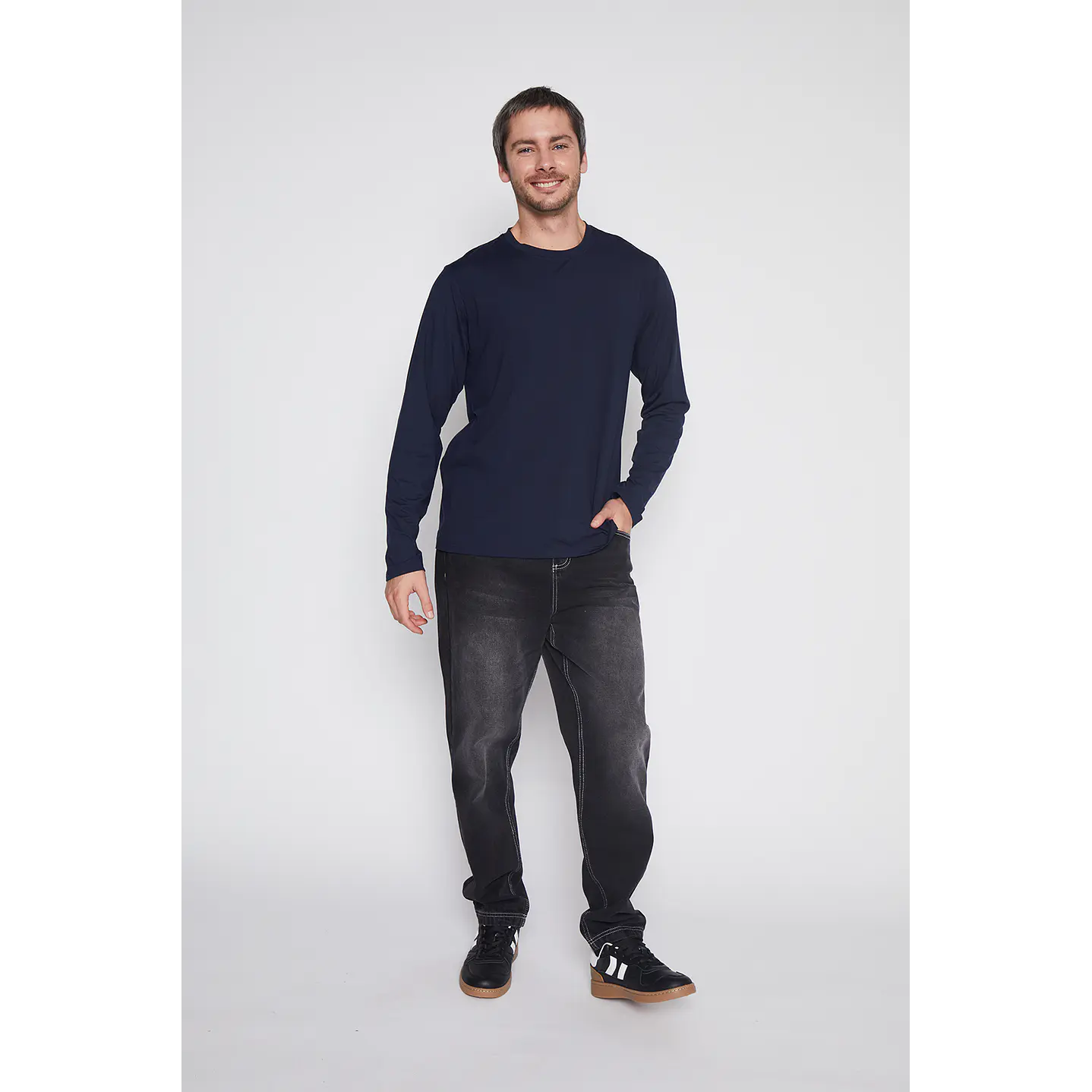 Camiseta Hombre Azul Térmica Family Shop 4