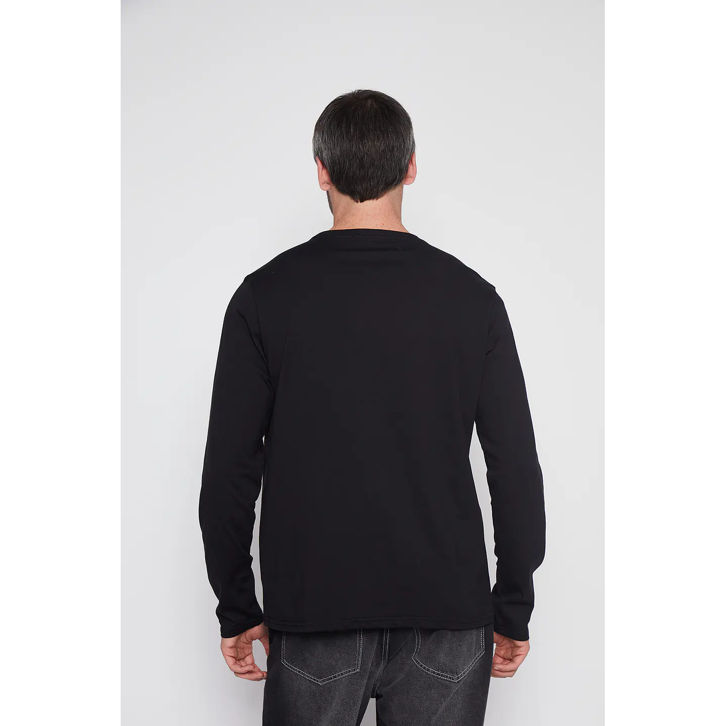 Camiseta Hombre Negro Primera Capa Family Shop 3