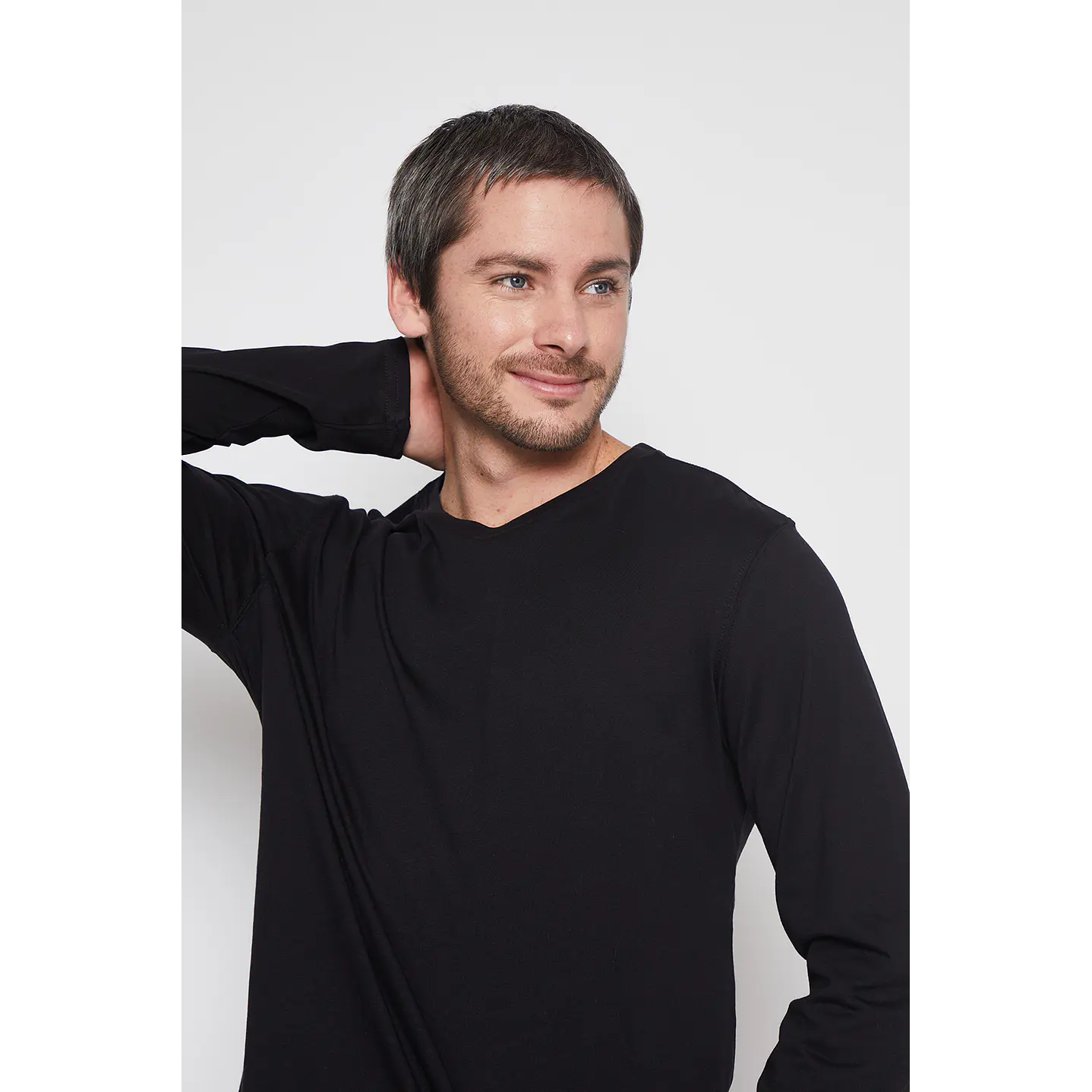 Camiseta Hombre Negro Primera Capa Family Shop 2