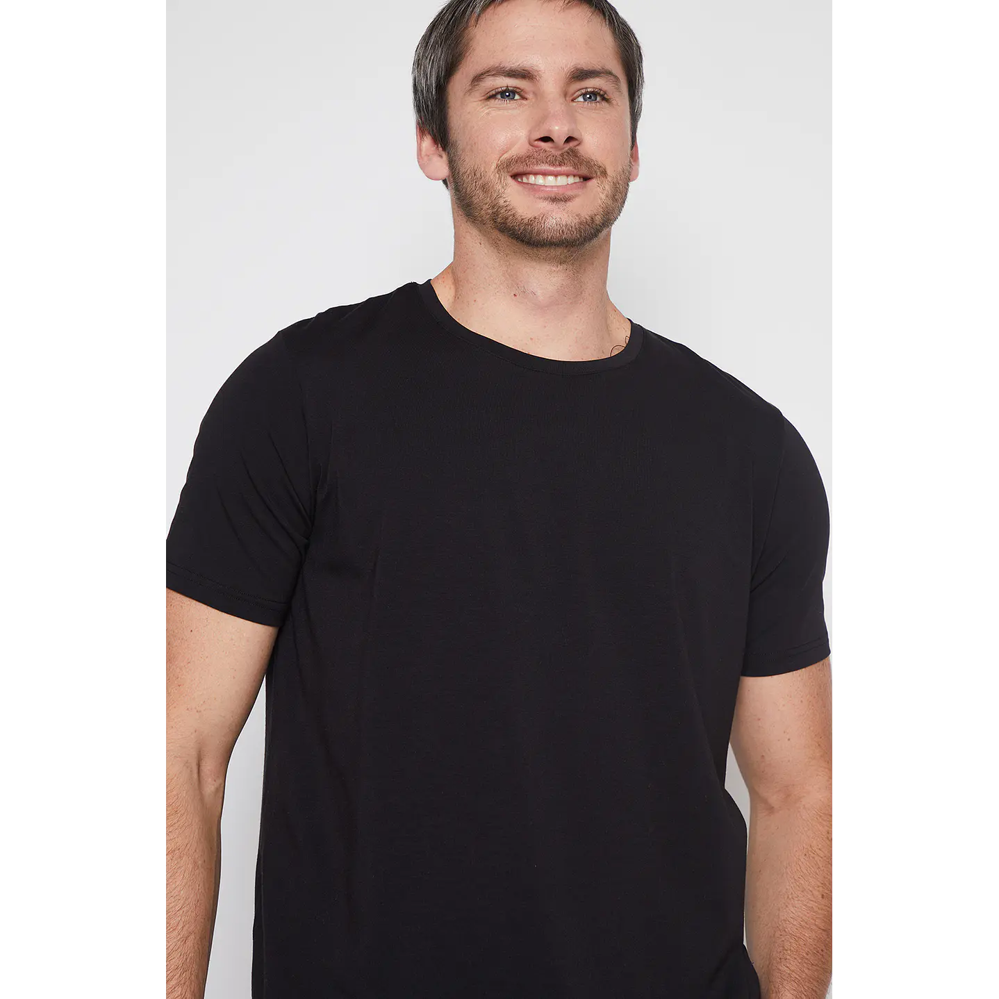 Camiseta Hombre Negro Modal Family Shop 2
