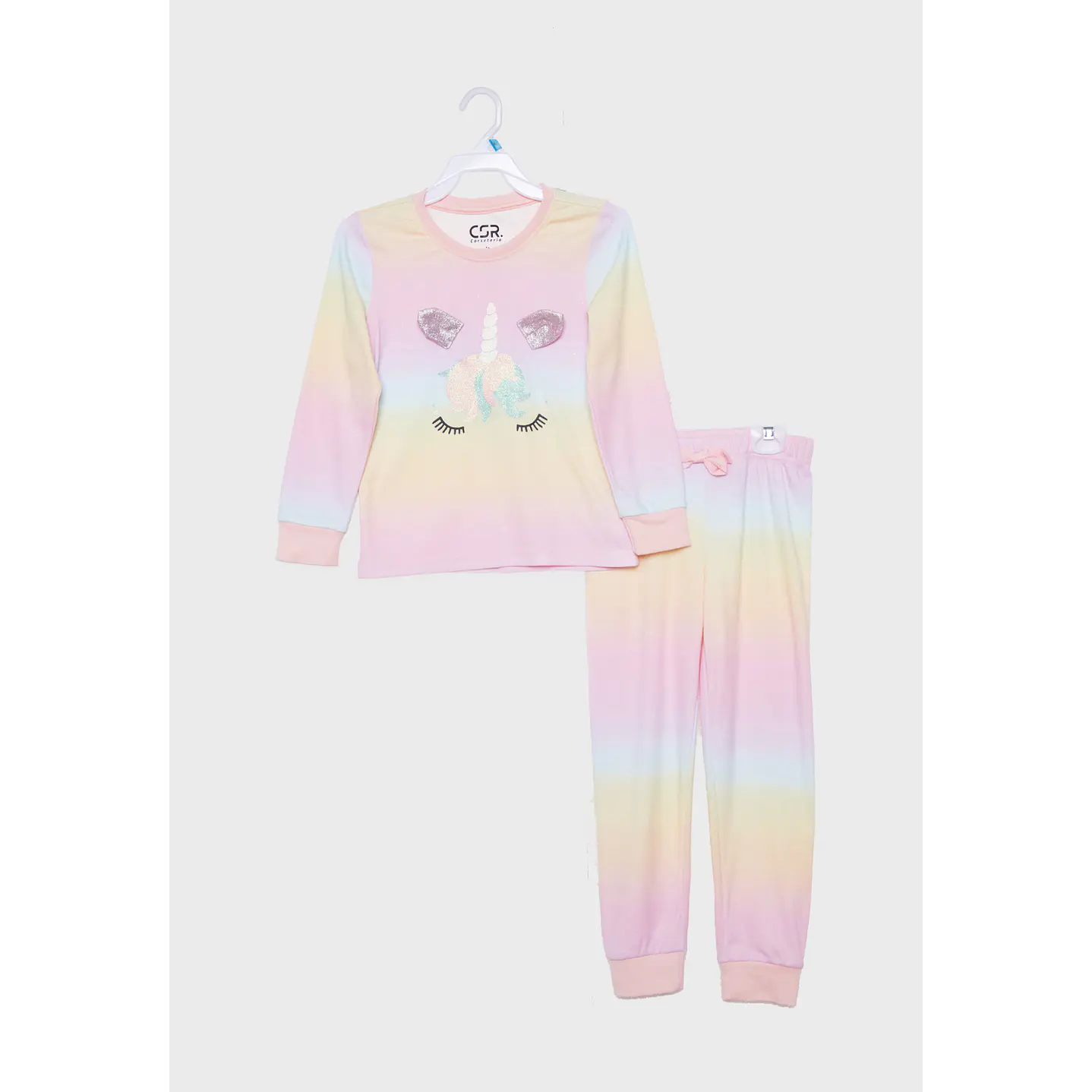 Pijama Niña Rosado Jersey Unicornio Family Shop 1