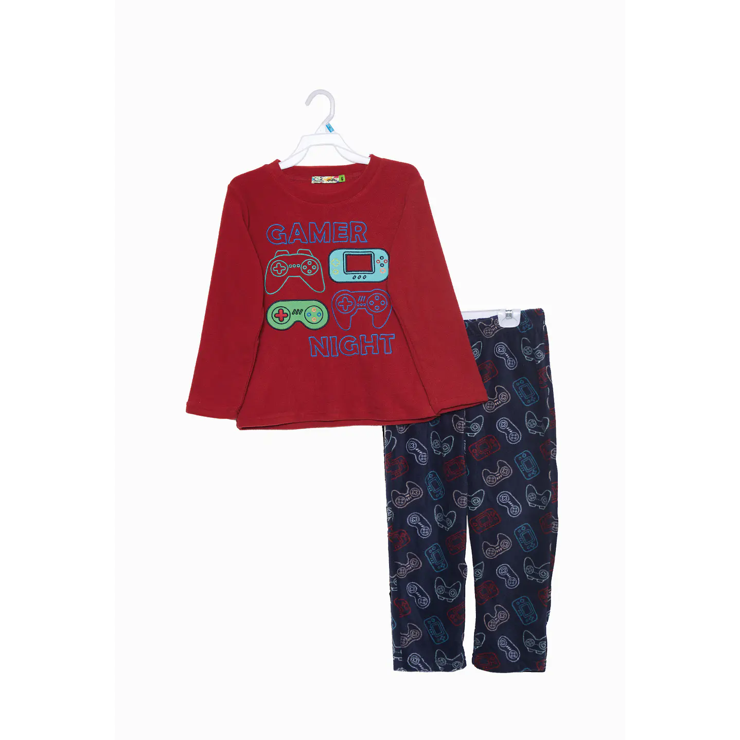 Pijama Niño Rojo Polar Gamer Family Shop 1