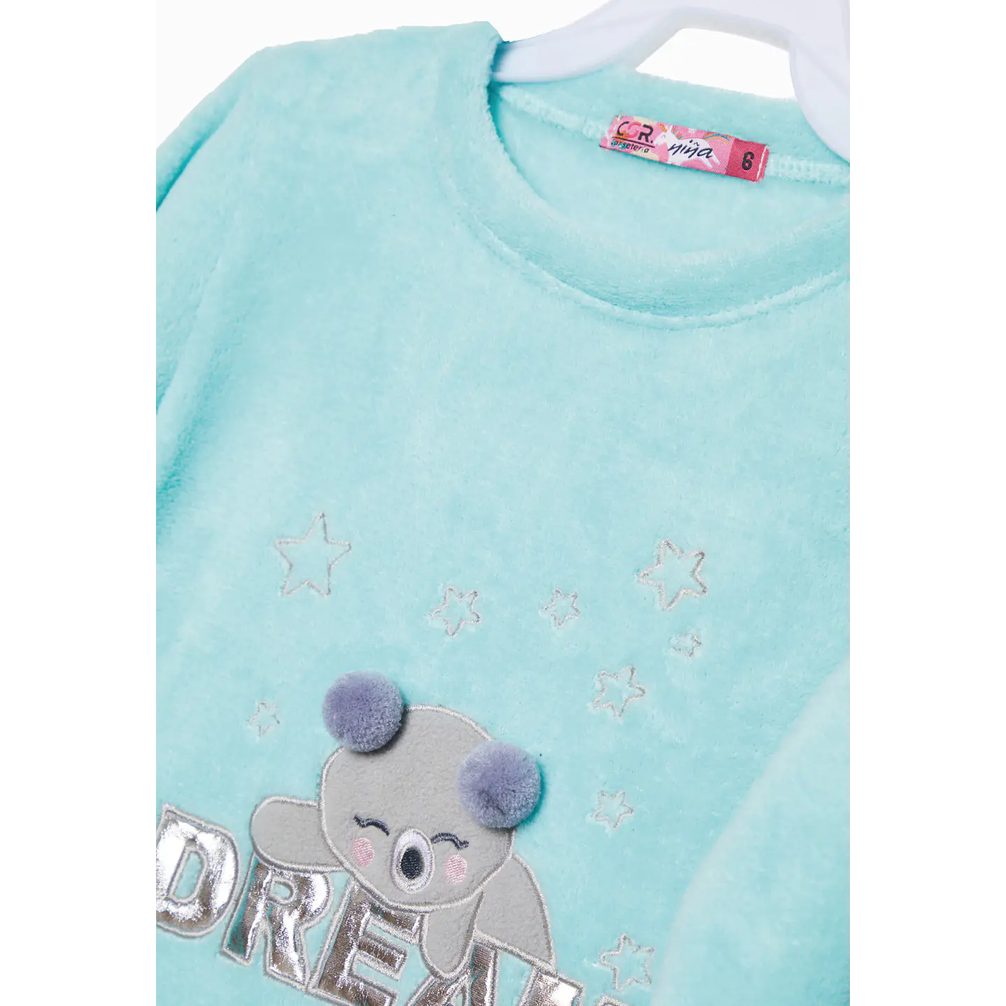 Pijama Niña Celeste Polar Bear Family Shop 2