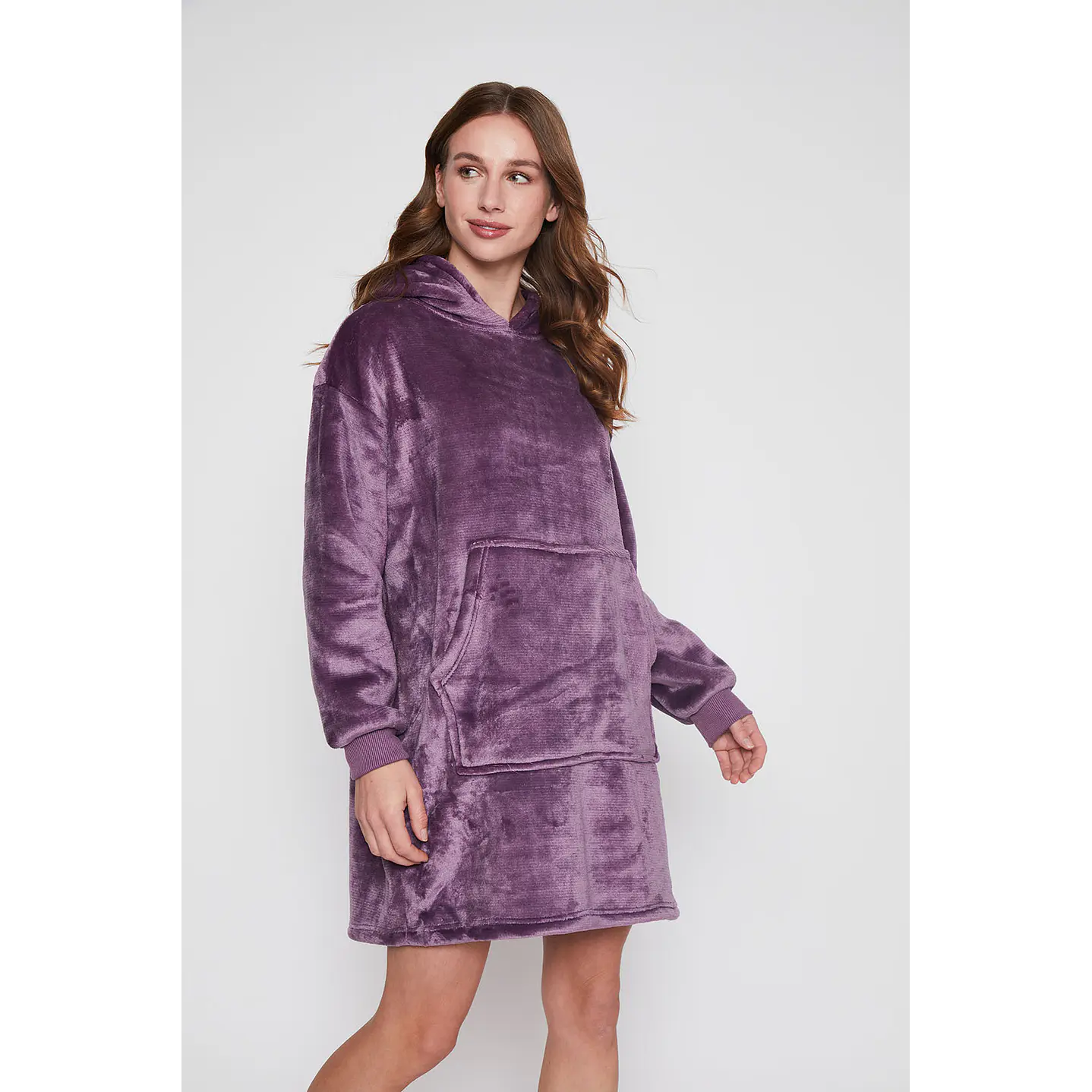 Pijama Mujer Morado Largo Manta Family Shop 1