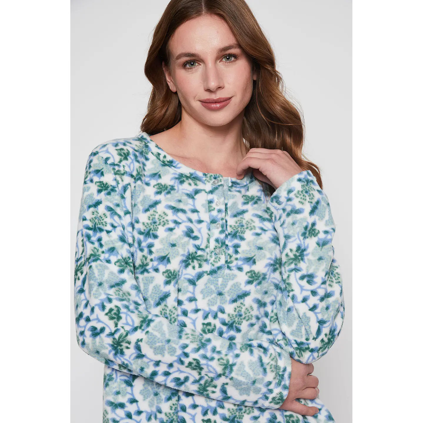 Pijama Mujer Celeste Polar Full Family Shop 2