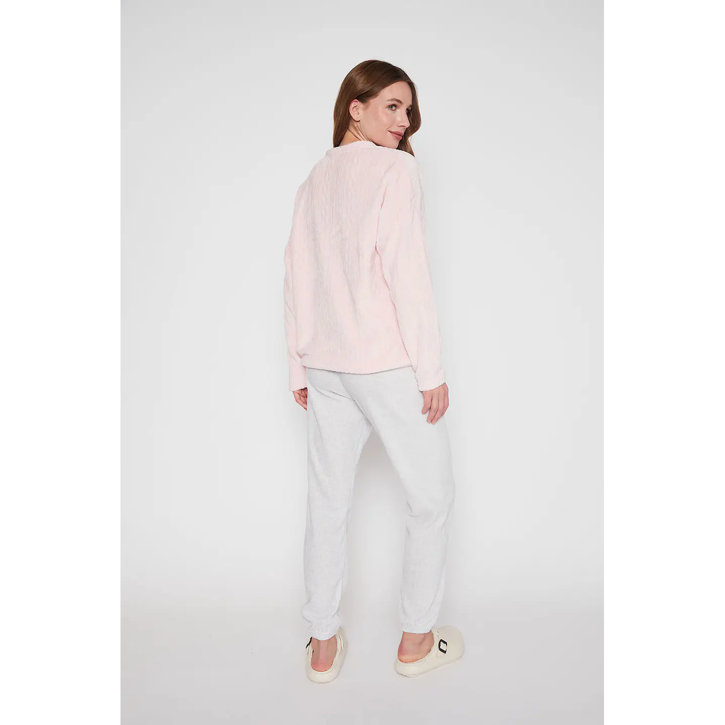 Pijama Mujer Rosado Bordado Family Shop 4