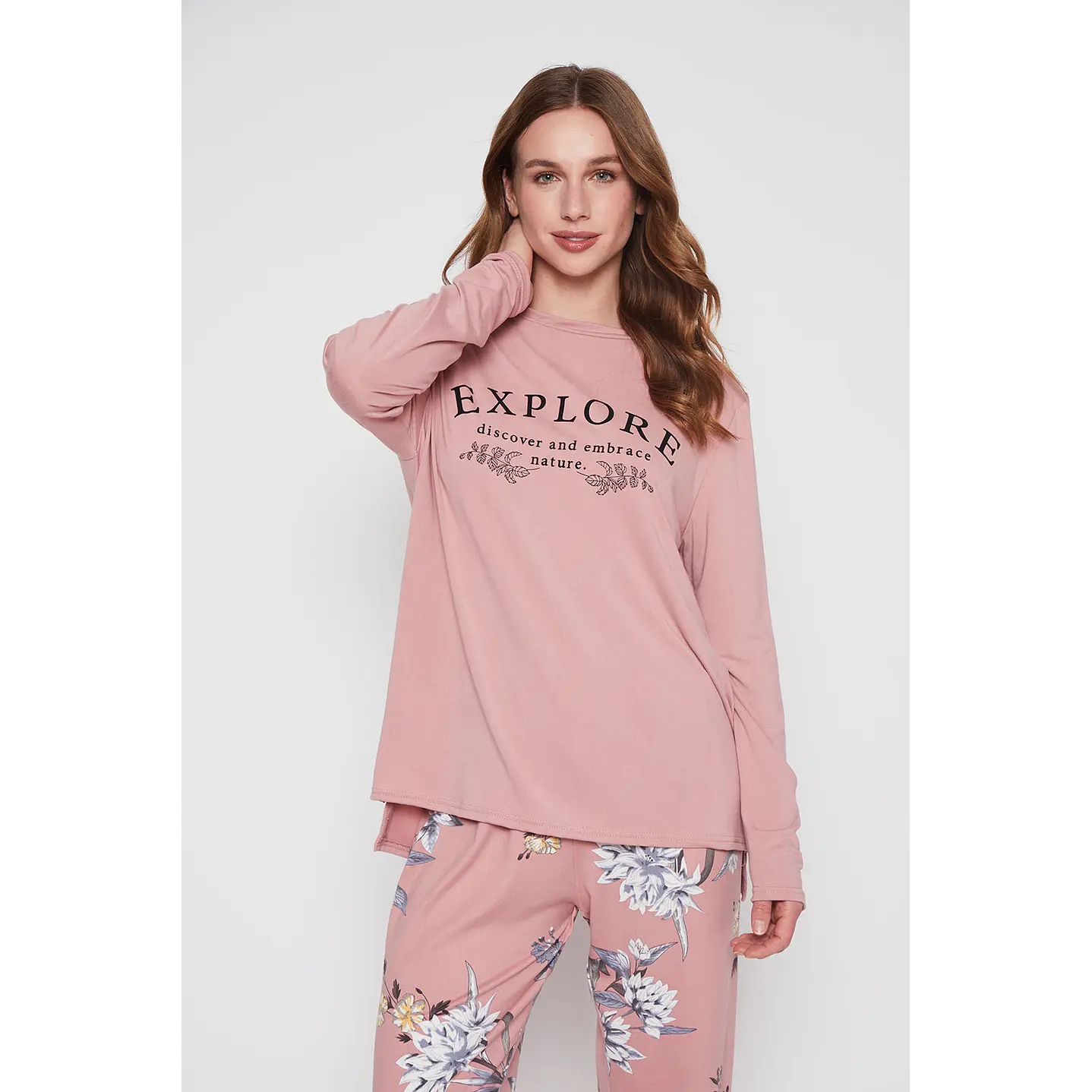 Pijama Mujer Rosado ExploreFamily Shop 2