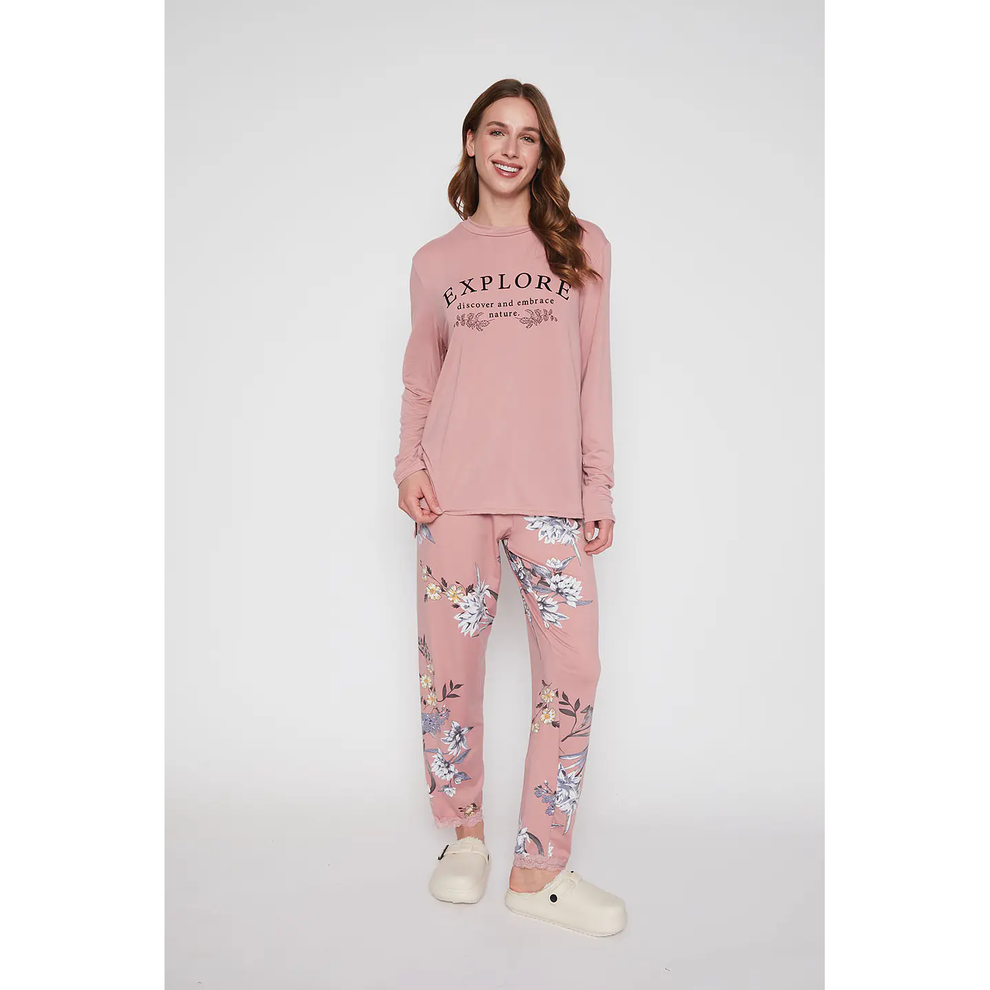 Pijama Mujer Rosado ExploreFamily Shop 1