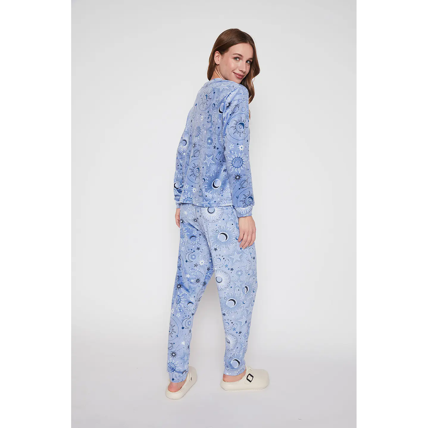 Pijama Mujer Celeste Plush Family Shop 4