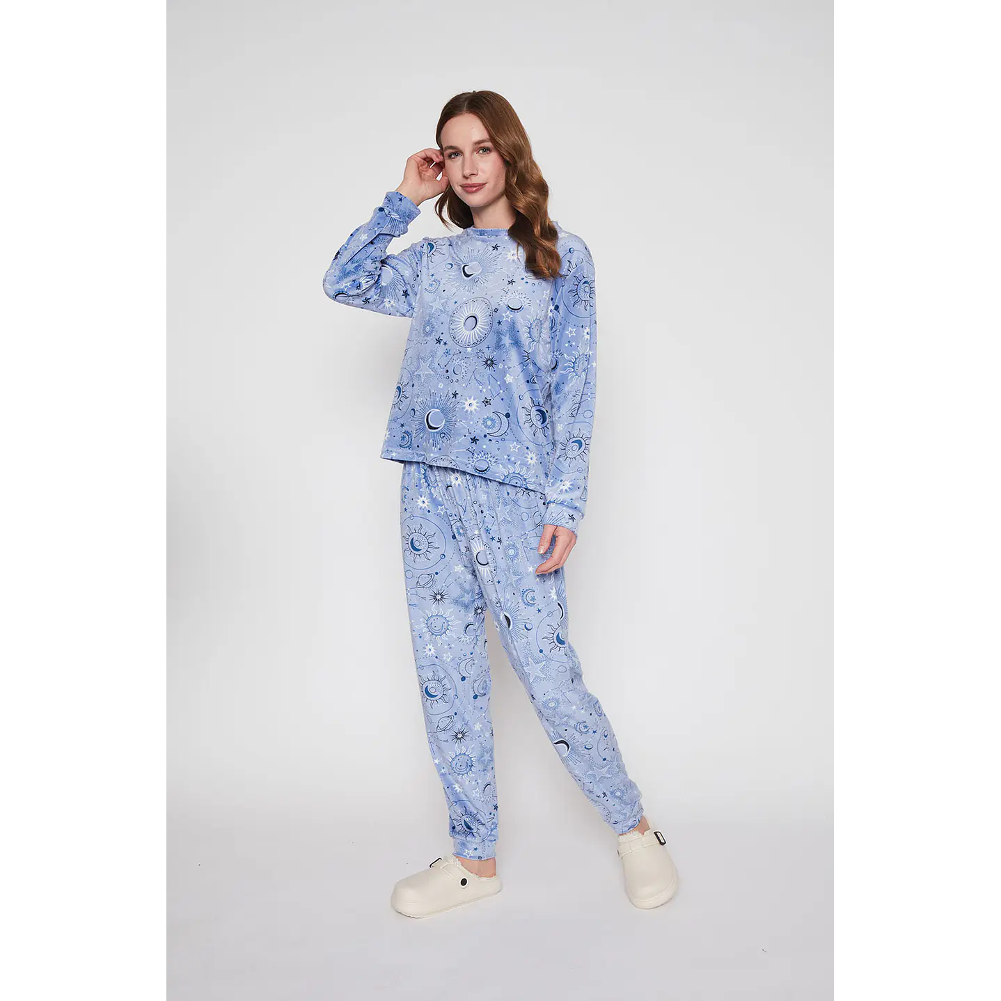 Pijama Mujer Celeste Plush Family Shop 1