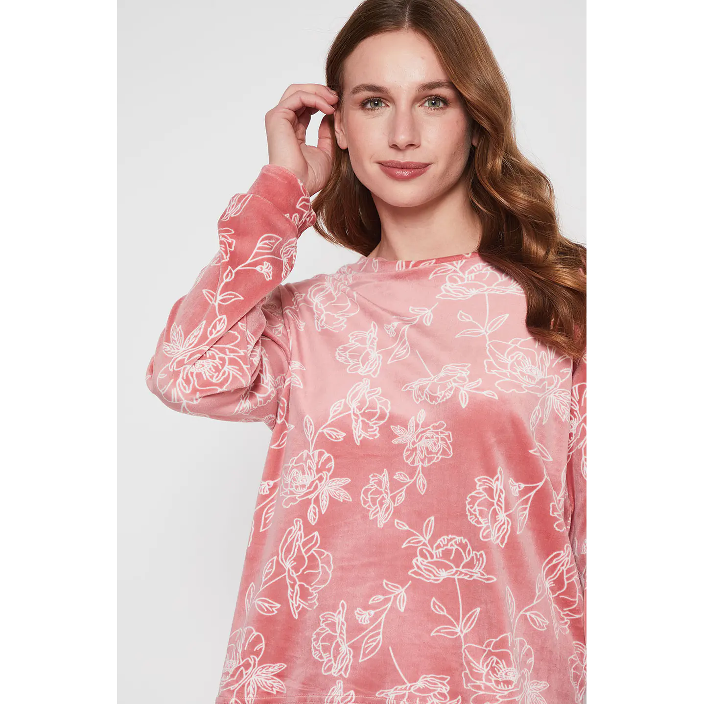 Pijama Mujer Rosado Plush Family Shop 3