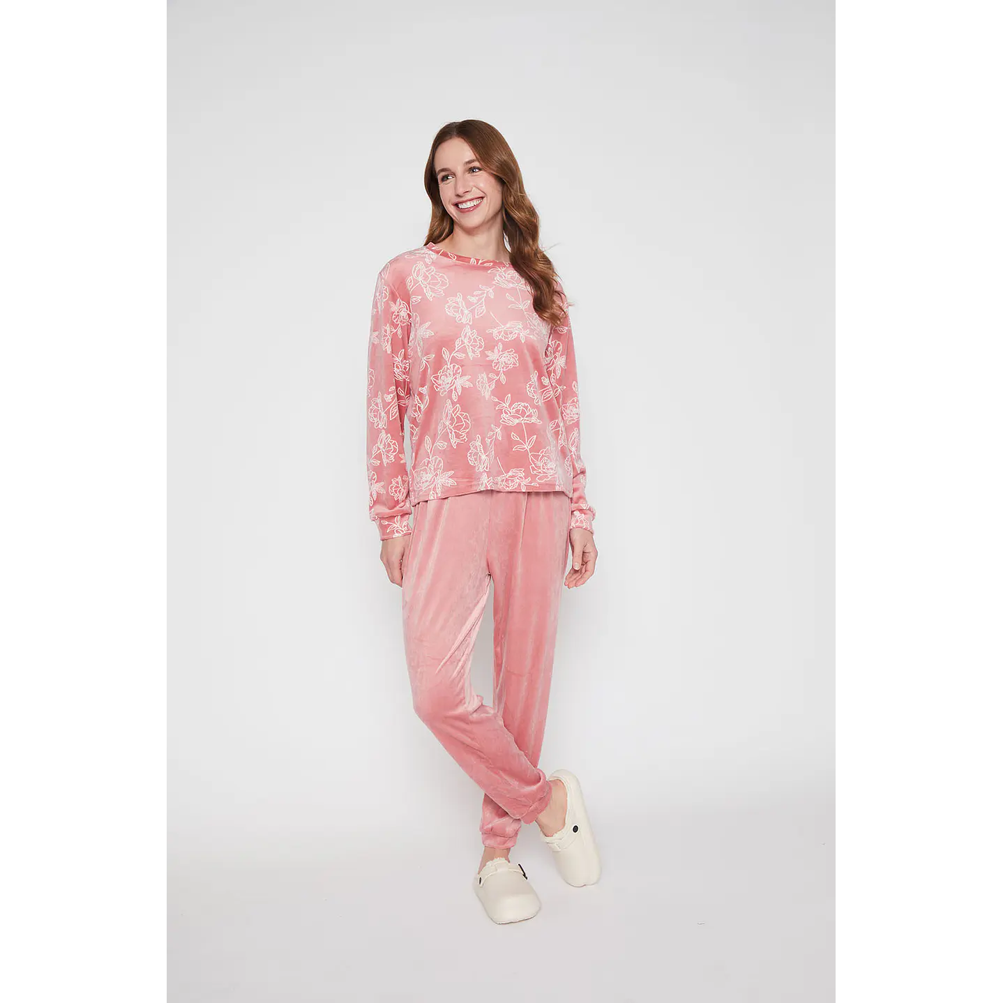 Pijama Mujer Rosado Plush Family Shop 1