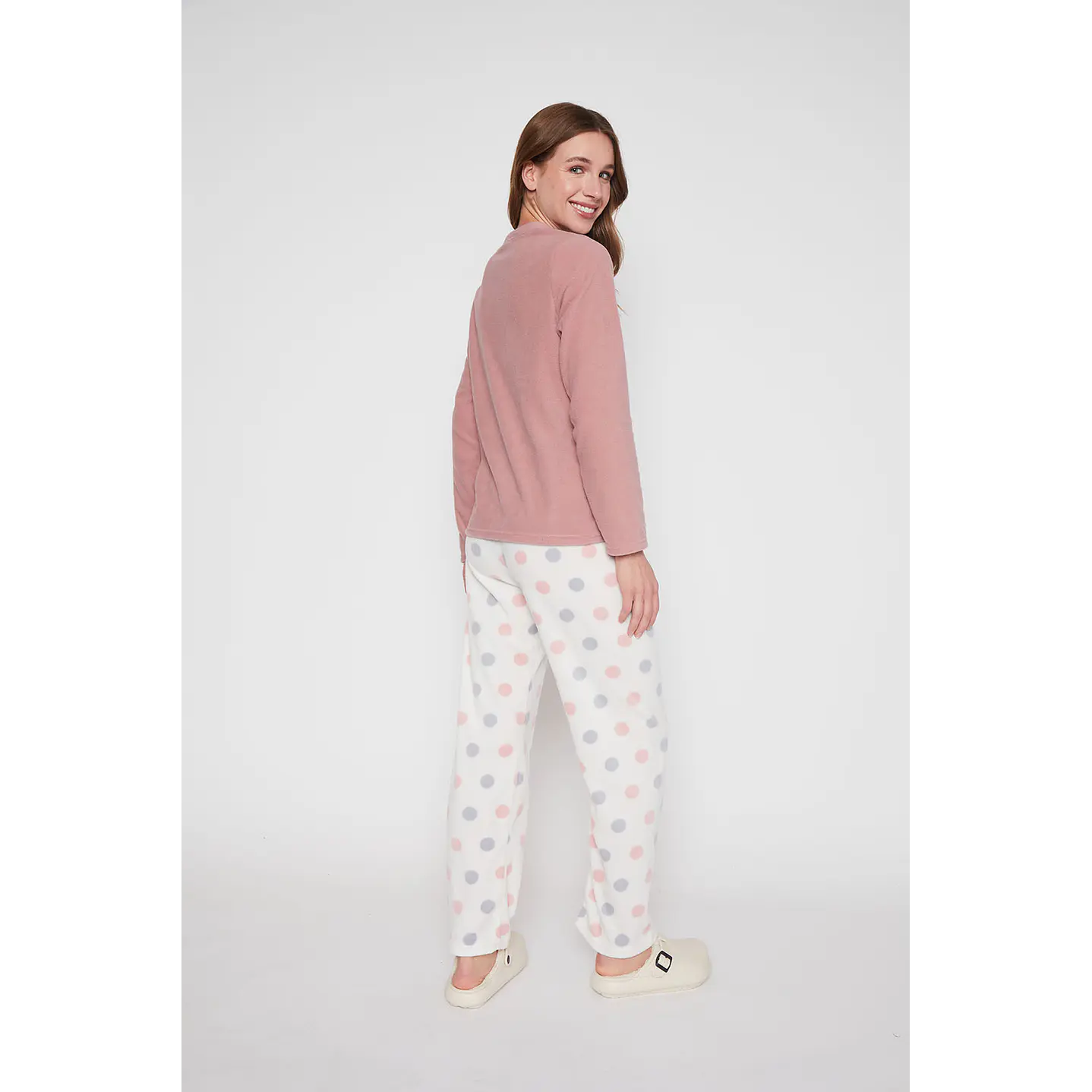 Pijama Mujer Café Polar Family Shop 4