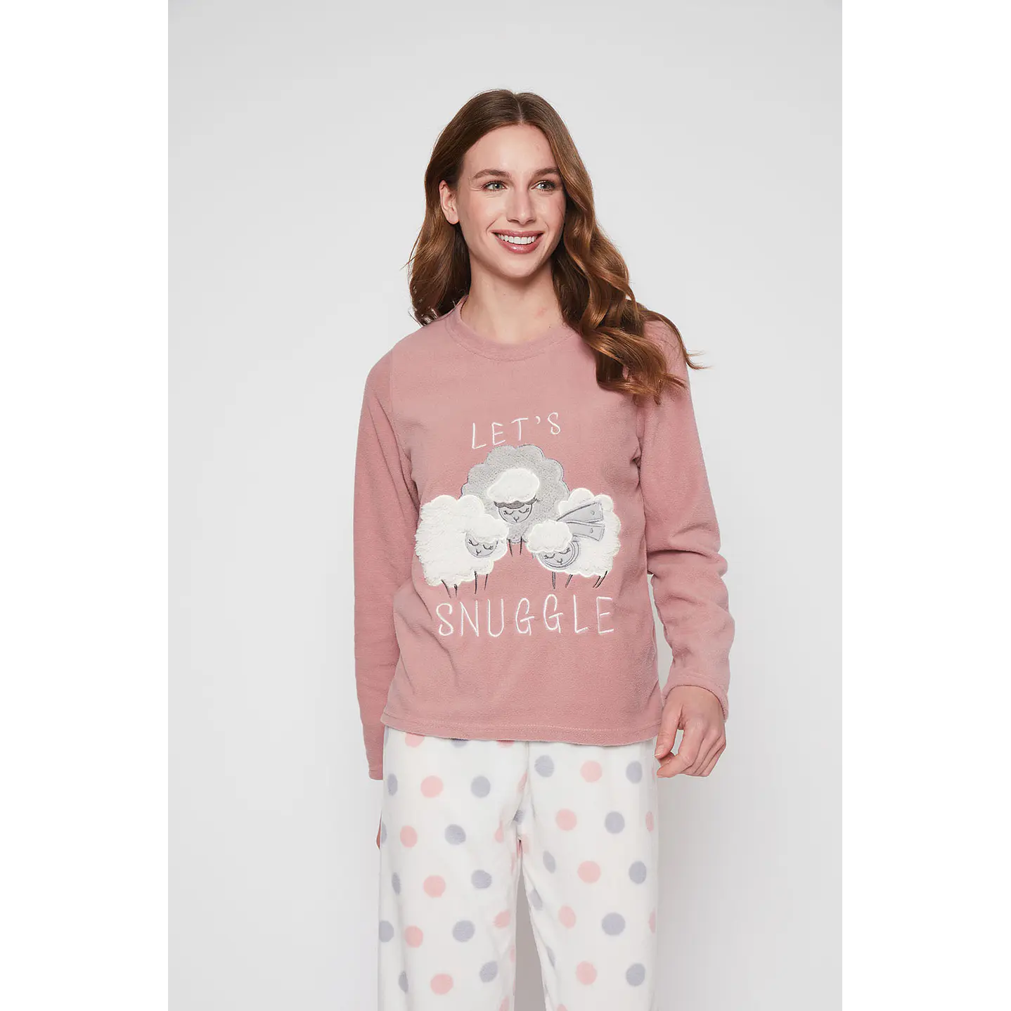 Pijama Mujer Café Polar Family Shop 2